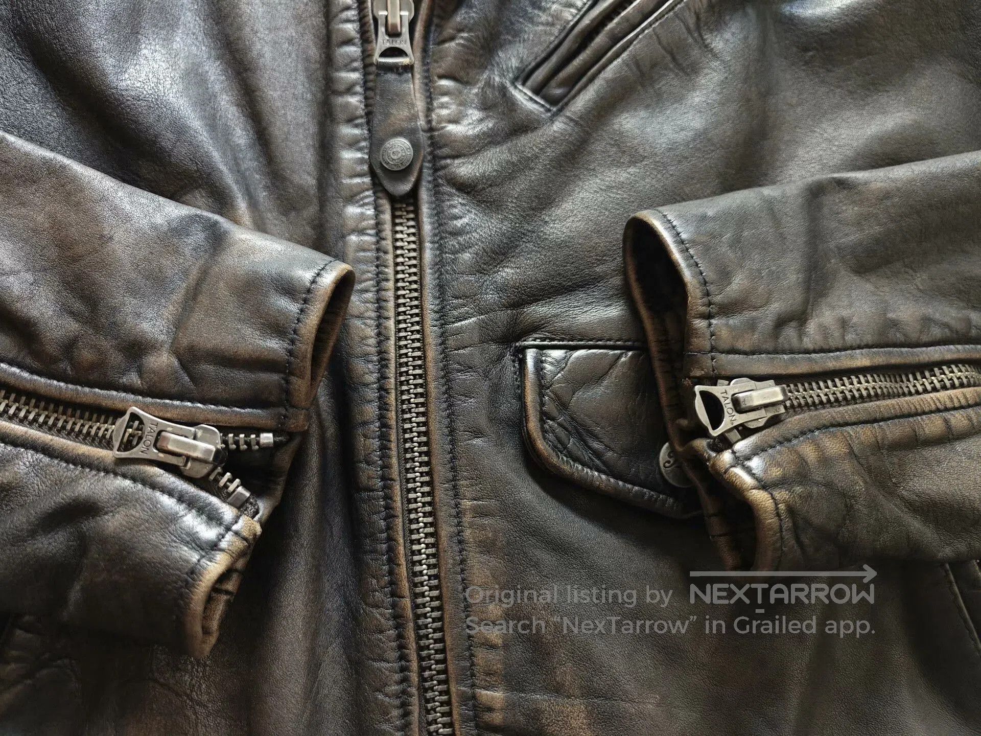 Polo Ralph Lauren Polo Ralph Lauren Men's Motorcycle Leather Jacket. Size US M / EU 48-50 / 2 - 5 Thumbnail