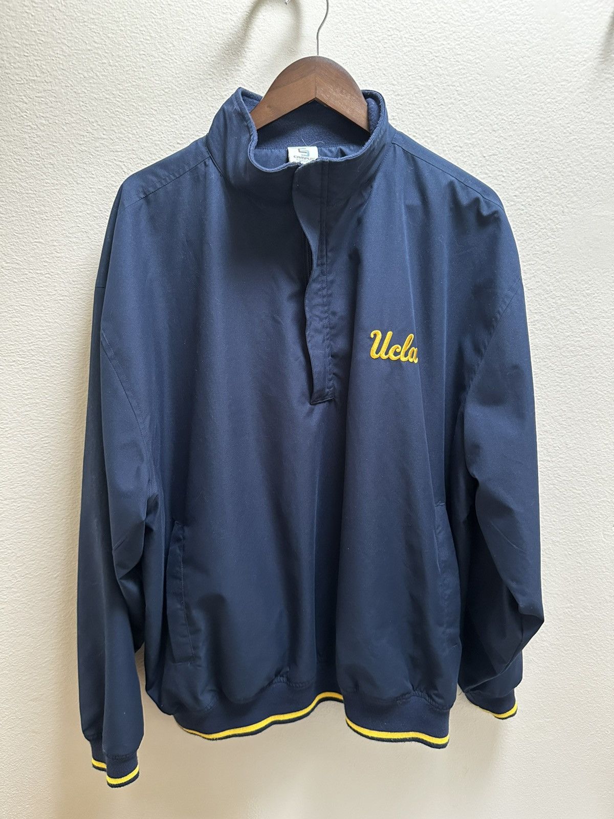 Other Vintage UCLA embroidered quarter zip windbreaker Size US XL / EU 56 / 4 - 5 Thumbnail