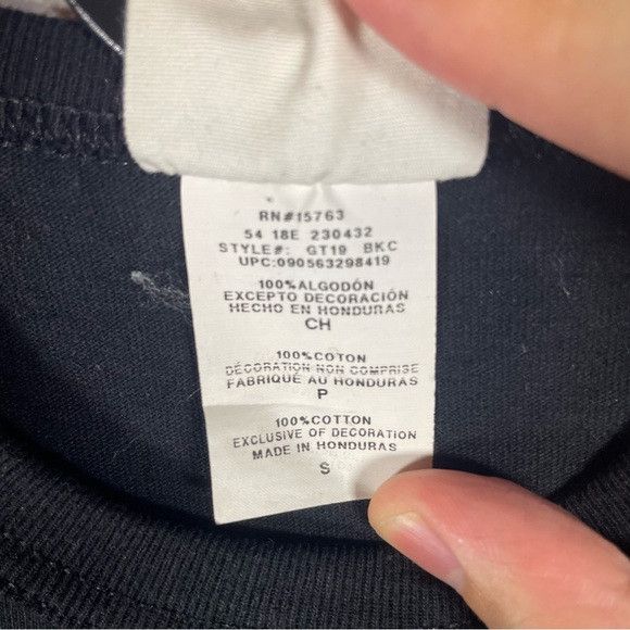 Champion Champion Black Script Logo Tee Shirt Size US S / EU 44-46 / 1 - 5 Thumbnail