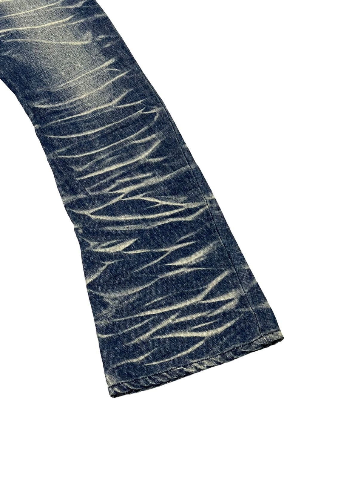 Japanese Brand Flare Jeans Buffalo Bobs Banana Curv Low Rise Boot Cut 8🟦0 Size US 35 - 4 Thumbnail