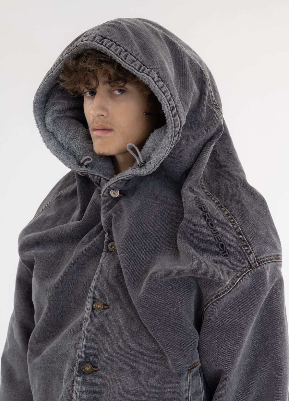 Y/Project Y/project monster denim shearling jacket Size US L / EU 52-54 / 3 - 8 Thumbnail