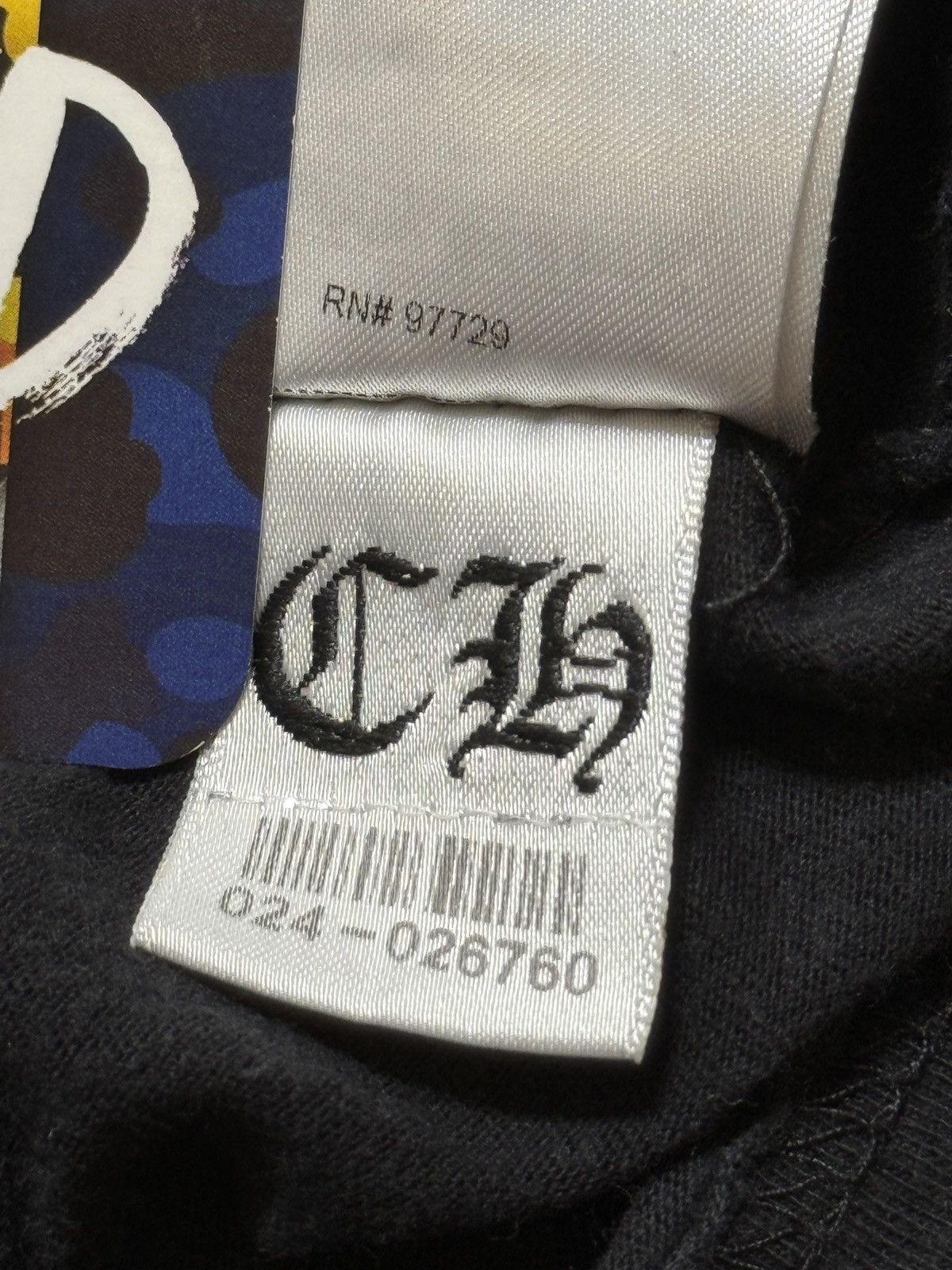 Chrome Hearts Chrome Hearts Black Horseshoe Logo Tee Size US M / EU 48-50 / 2 - 11 Thumbnail