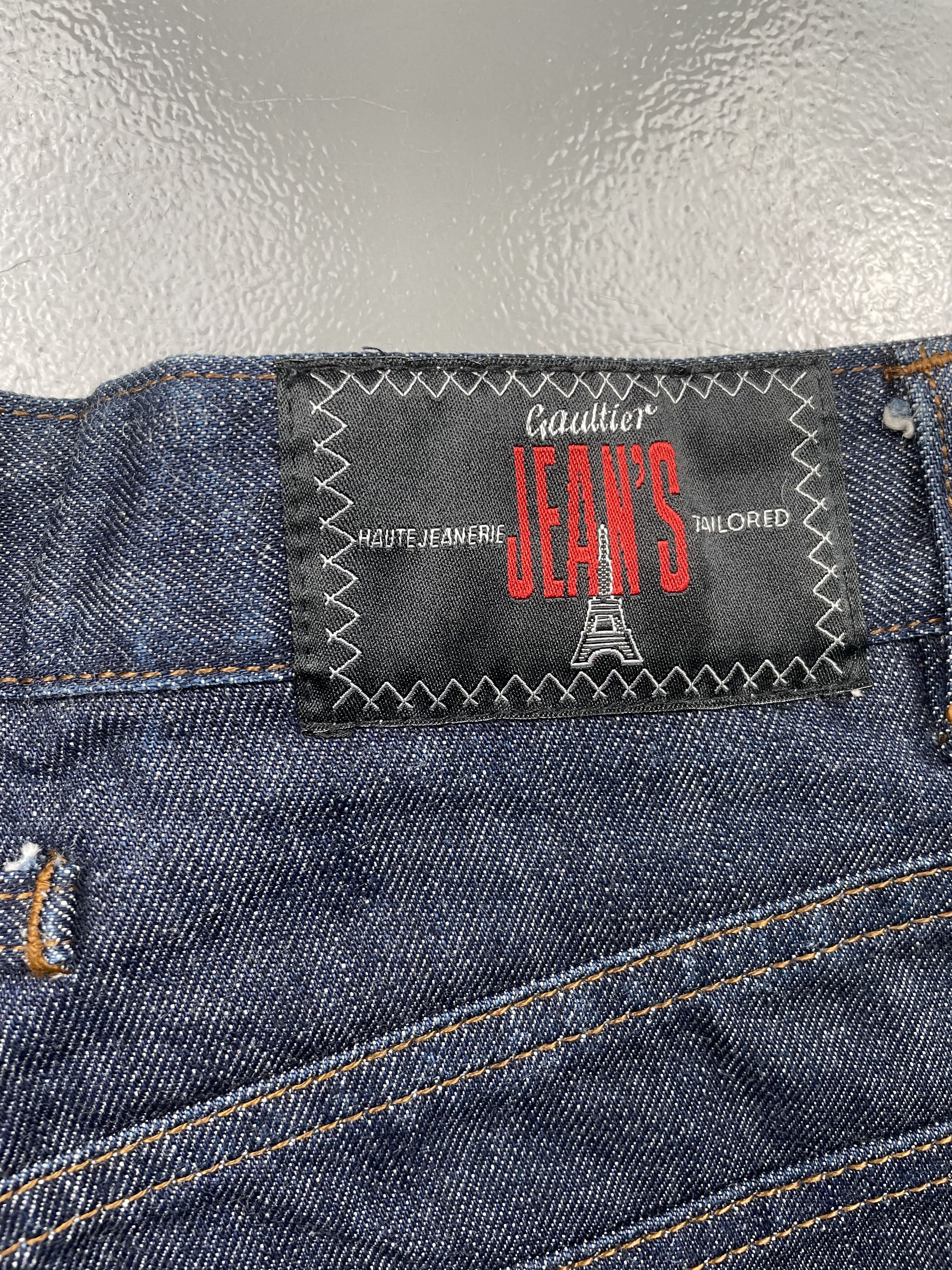 Jean Paul Gaultier vintage Gaultier Jean's embroidered jeans - size 30 Size 30" / US 8 / IT 44 - 4 Thumbnail