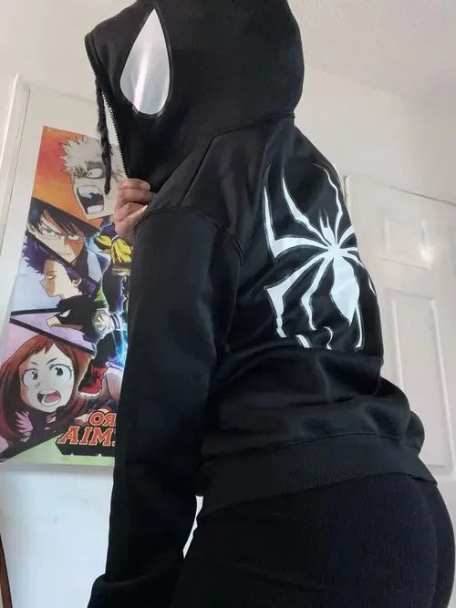 Japanese Brand Kitajima x Hino Y2KSpider Web Unisex VHoodie Size US L / EU 52-54 / 3 - 7 Thumbnail