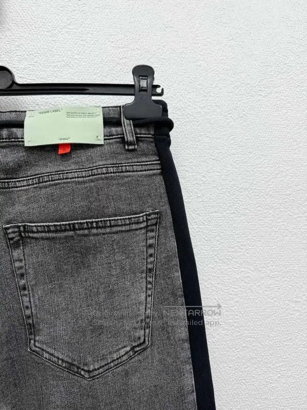 Off-White Off-White Gray Denim Casual Pants for Men . Size US 27 - 6 Thumbnail