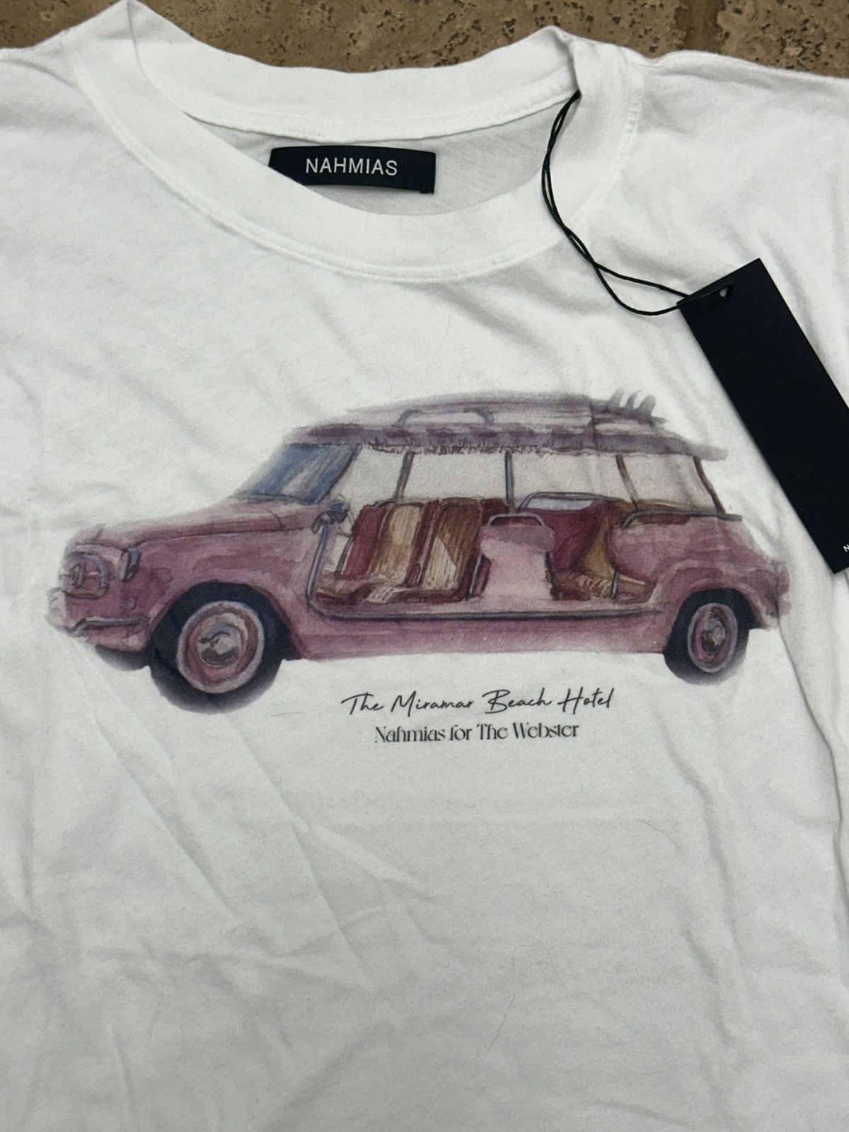 Nahmias Nahmias Miramar Beach Hotel Watercolor Car The Webster Shirt Size US S / EU 44-46 / 1 - 2 Thumbnail