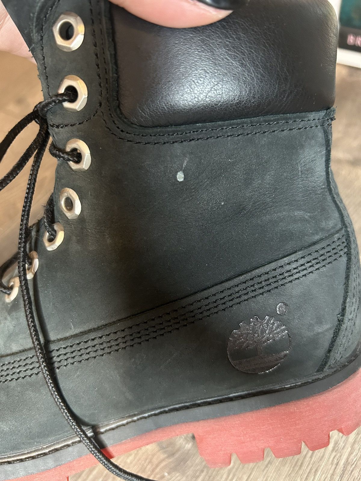 Timberland timberland 6 inch black+red sole boots Size US 7 / EU 40 - 7 Thumbnail