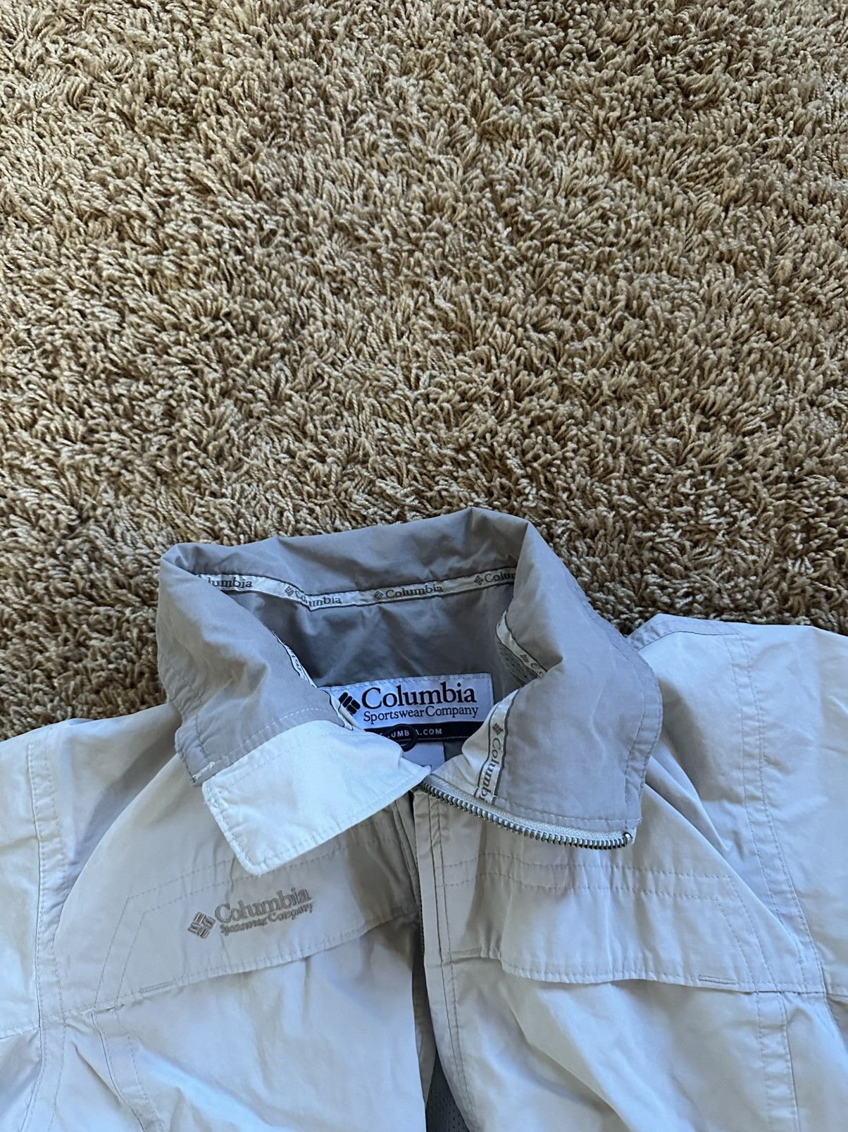 Columbia vintage 90s Workwear hiking mesh lined tan jacket mens S Size US S / EU 44-46 / 1 - 2 Thumbnail