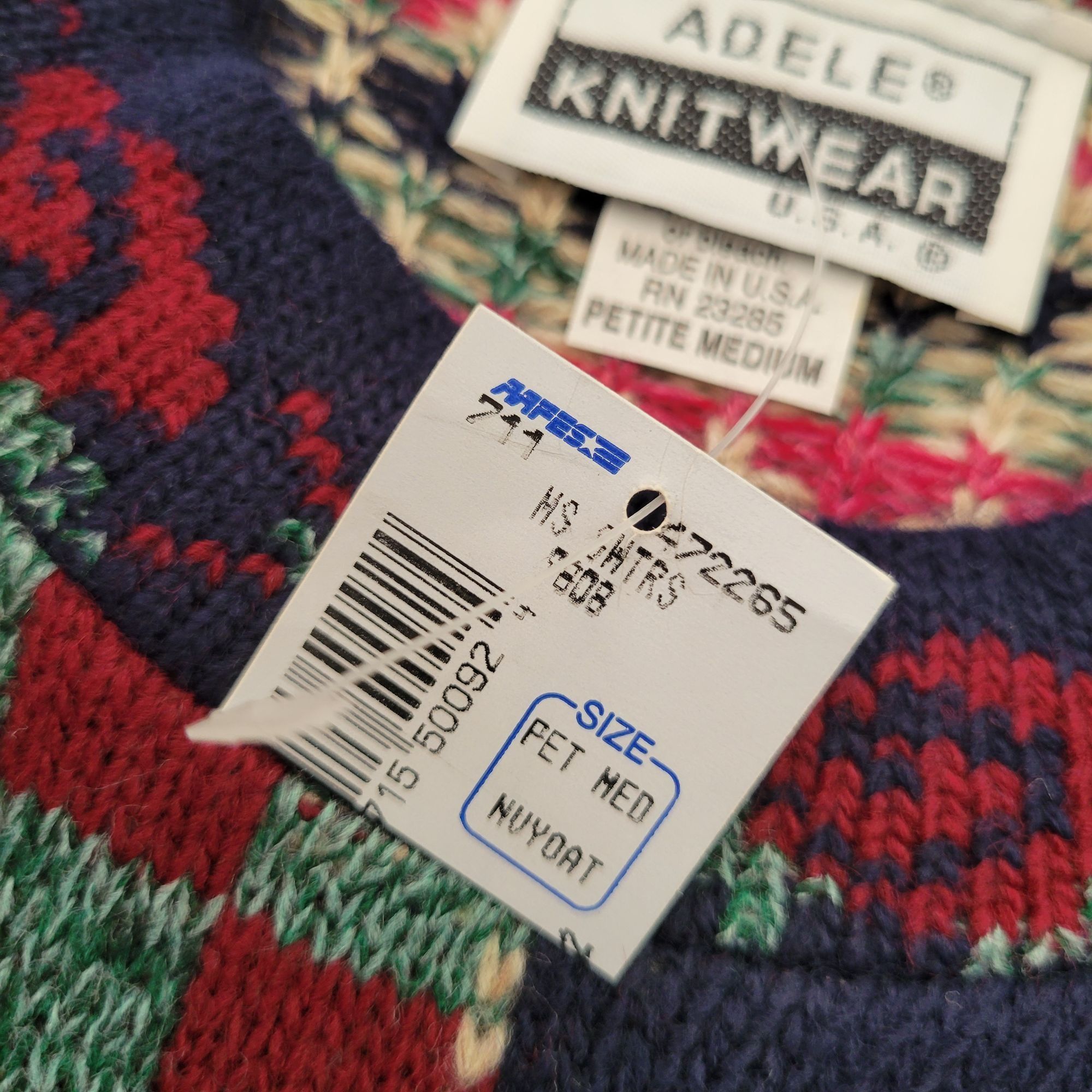 Other Adele Patchwork Sweater PM USA Multicolor Winter Layering Ov Size M / US 6-8 / IT 42-44 - 7 Thumbnail