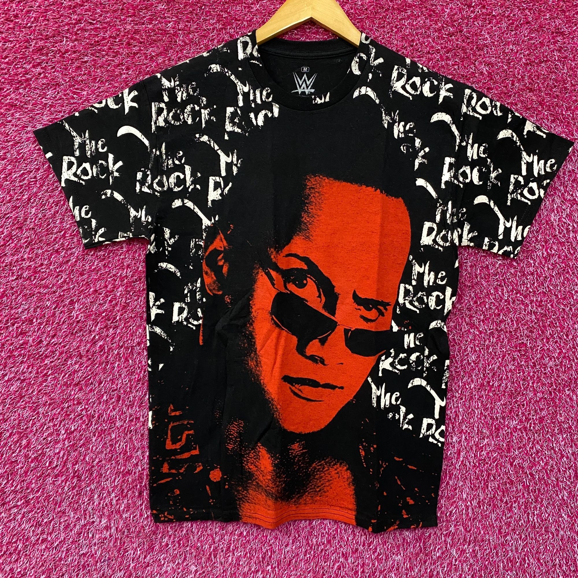 WWE Ripple Junction X WWE The Rock All Over Print T-Shirt Medium Size US M / EU 48-50 / 2 - 1 Thumbnail