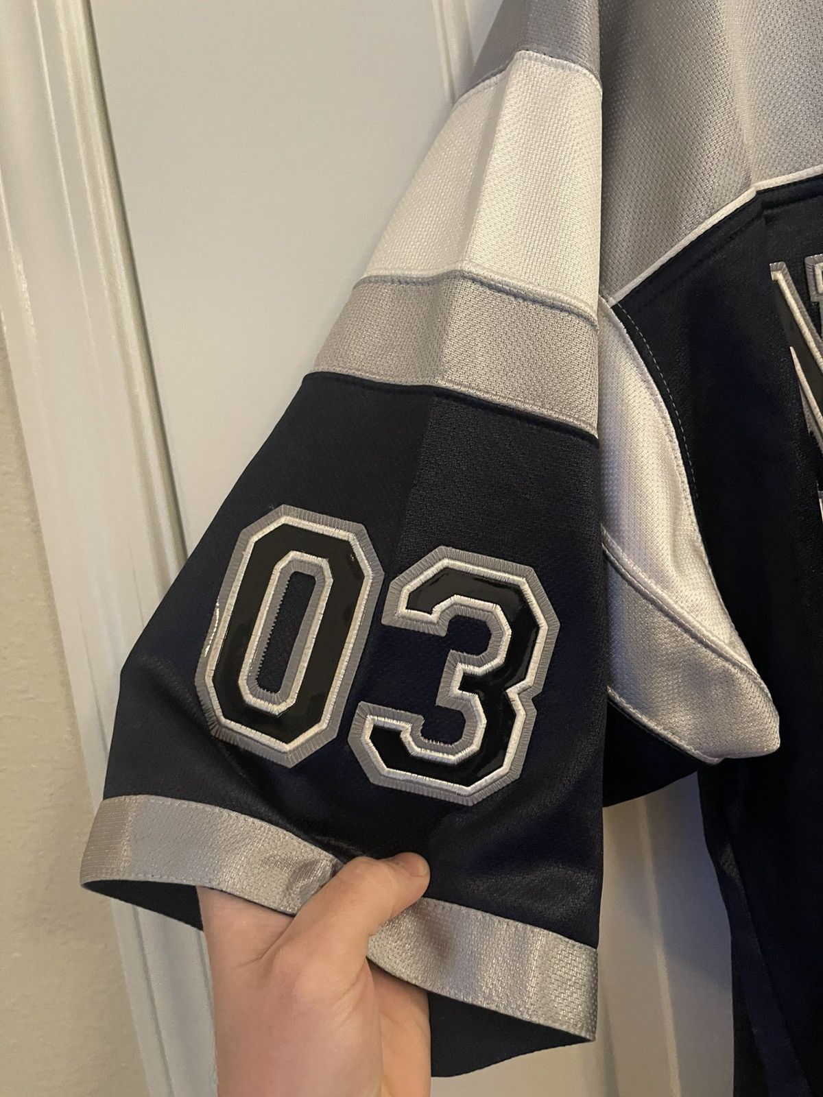 Other VTG Veezo Shirt Men's L New York 03 All Star League Jersey Size US L / EU 52-54 / 3 - 5 Thumbnail