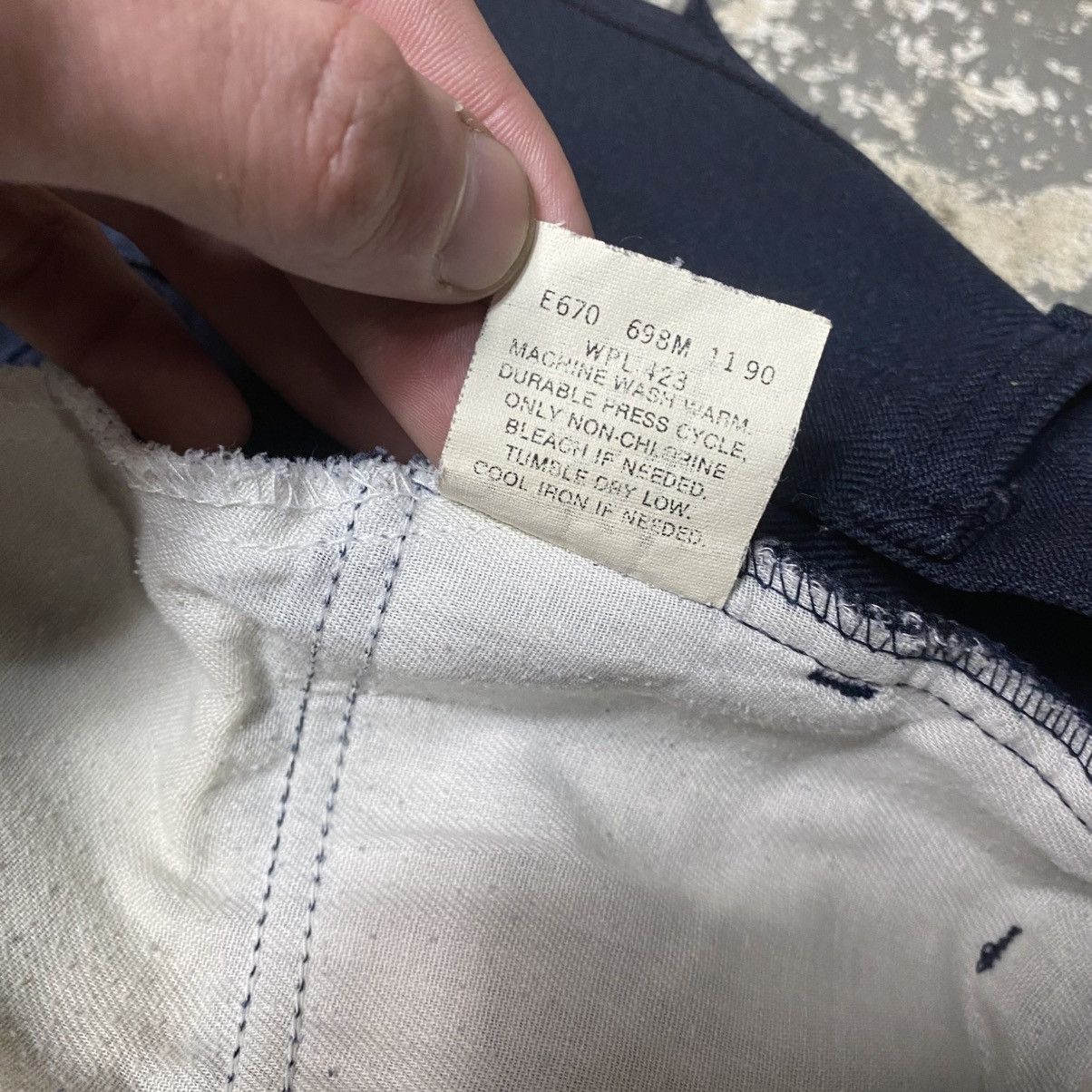Levi's × Vintage Vintage Levi’s Dacron Dress Formal Pants USA 80s Size US 31 - 4 Thumbnail