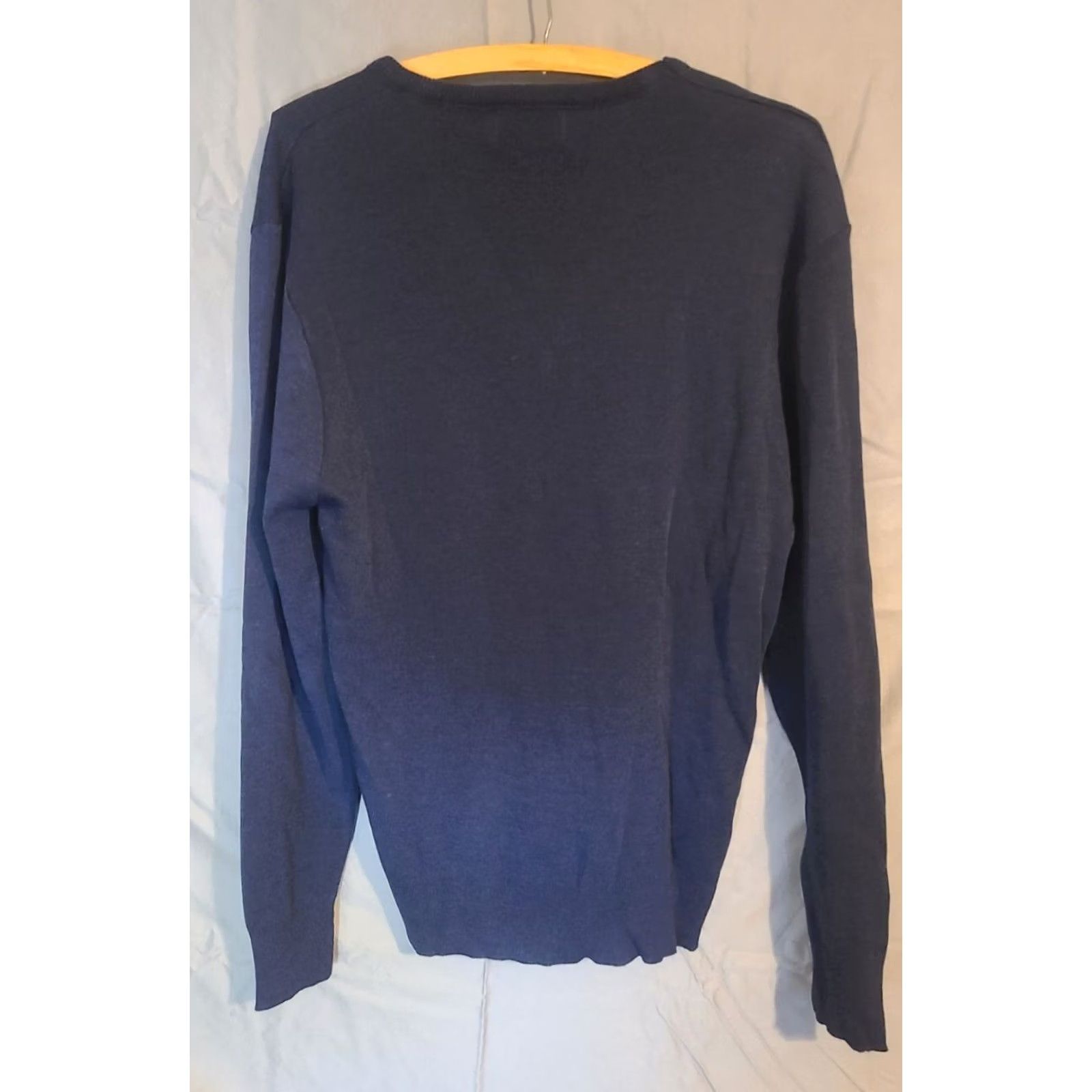 Vintage VINTAGE Botany 500 Mens Sweater NWT Navy Pullover Crew Neck Long Sleeve 90s All Seasons Knit Acrylic Ragged Size US L / EU 52-54 / 3 - 5 Thumbnail
