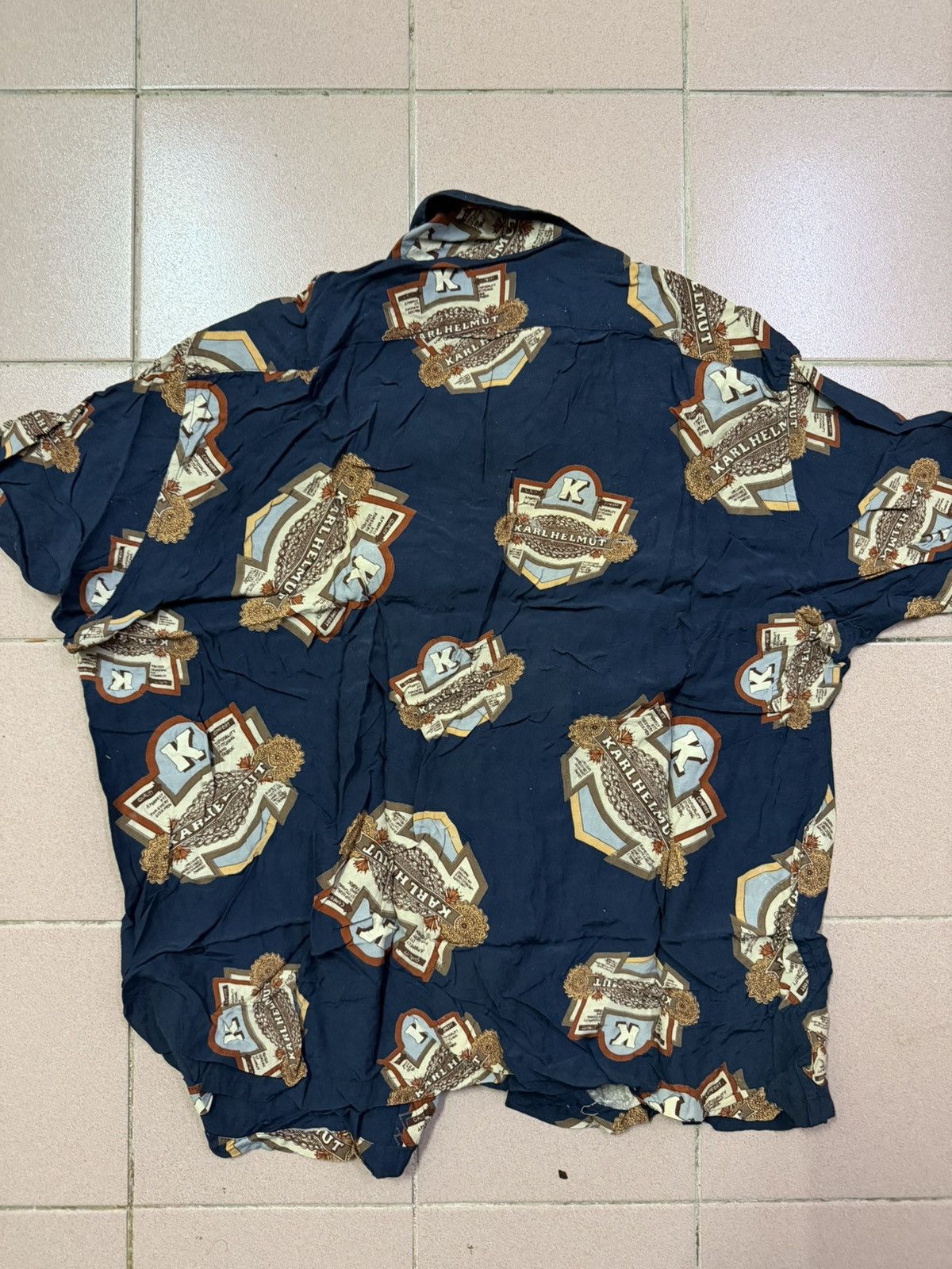 Karl Helmut VINTAGE KARL HELMUT FULL PRINTED BUTTON UP SHIRT Size US M / EU 48-50 / 2 - 5 Thumbnail