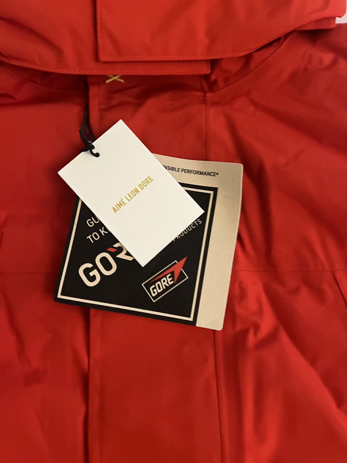 Aime Leon Dore Aime Leon Dore ALD GORE-TEX Down Filled Parka Red Orange Size US L / EU 52-54 / 3 - 3 Thumbnail