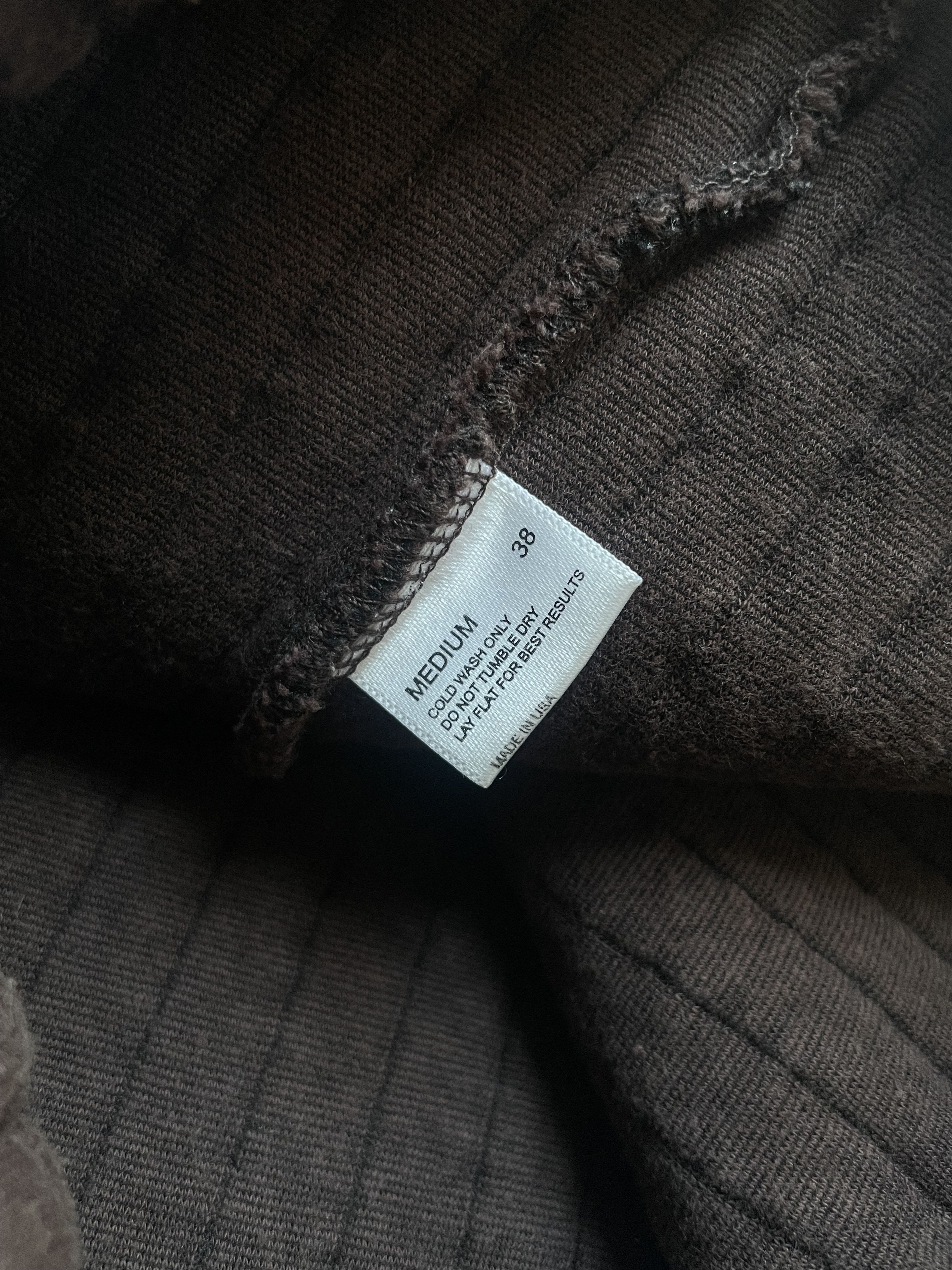 Quilted V Neck Sweater Rust