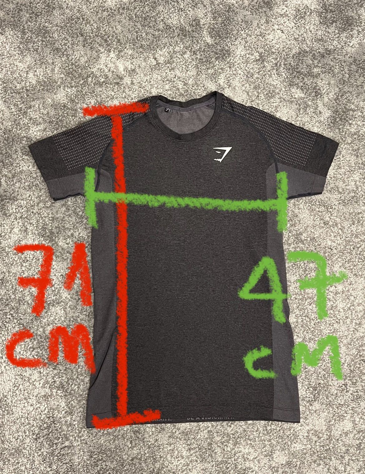 Gymshark T-shirt Gymshark Ghost Seamless David Laid Rare size M Size US M / EU 48-50 / 2 - 8 Thumbnail