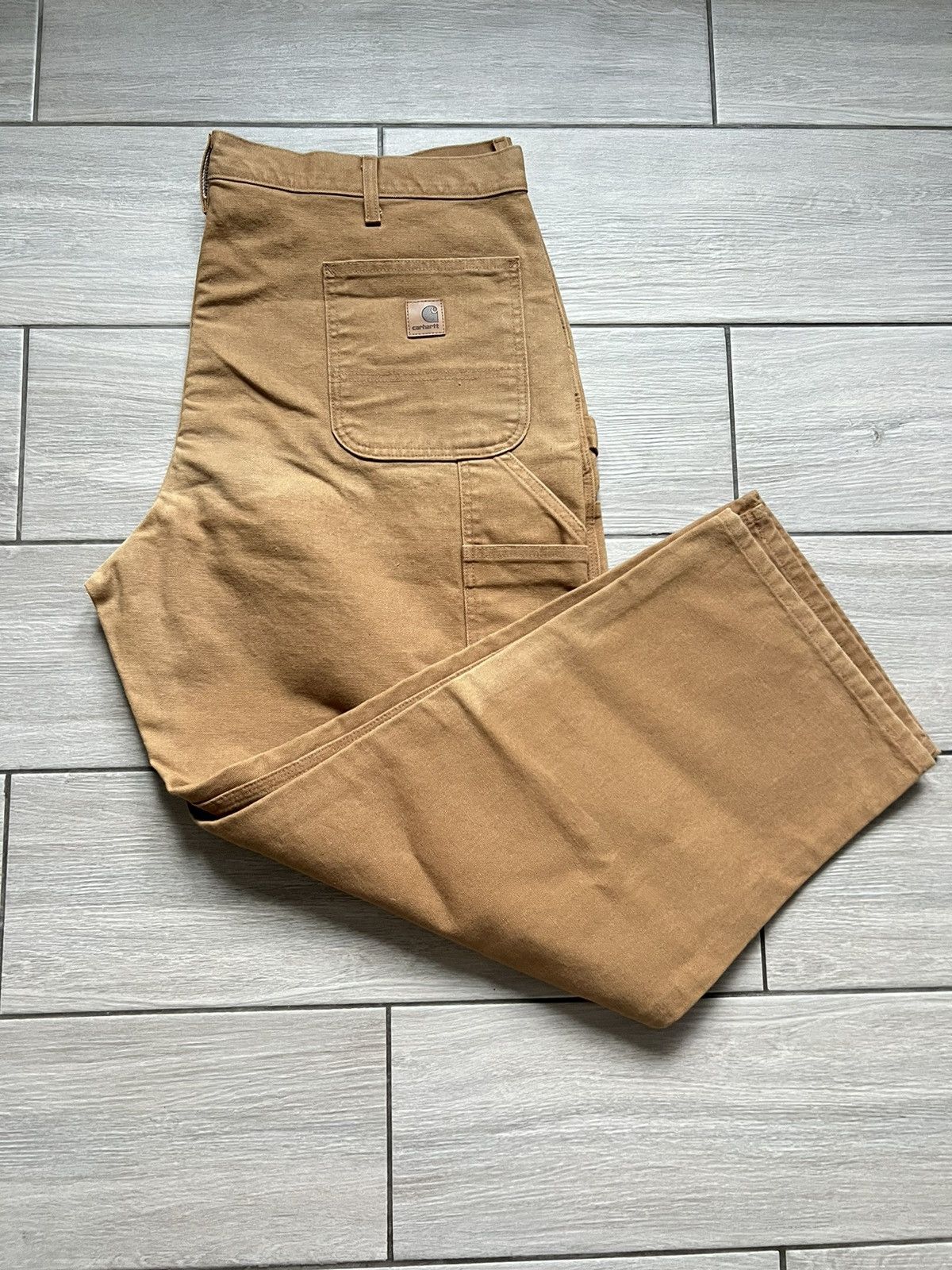 Carhartt Vintage 90s Blanket Lined Carhartt Work Big Pants 44/30 Size US 44 / EU 60 - 1 Thumbnail