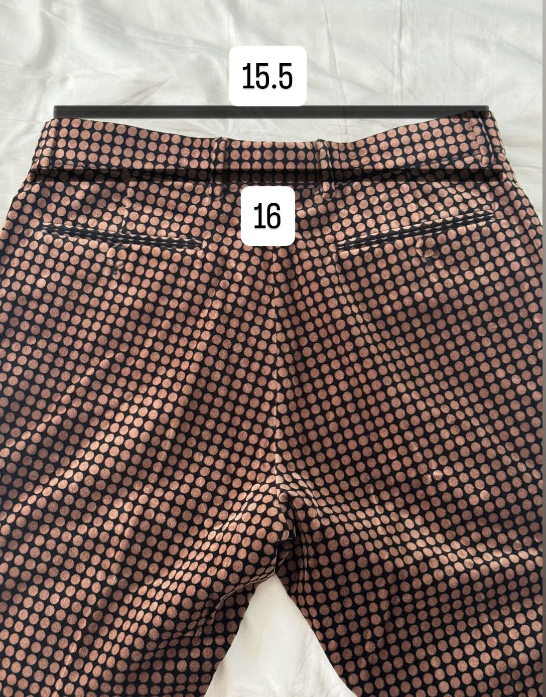 Gucci 50 L - Gucci Polka Dot Print Brown Suit Pants Trousers Size 50R - 10 Thumbnail