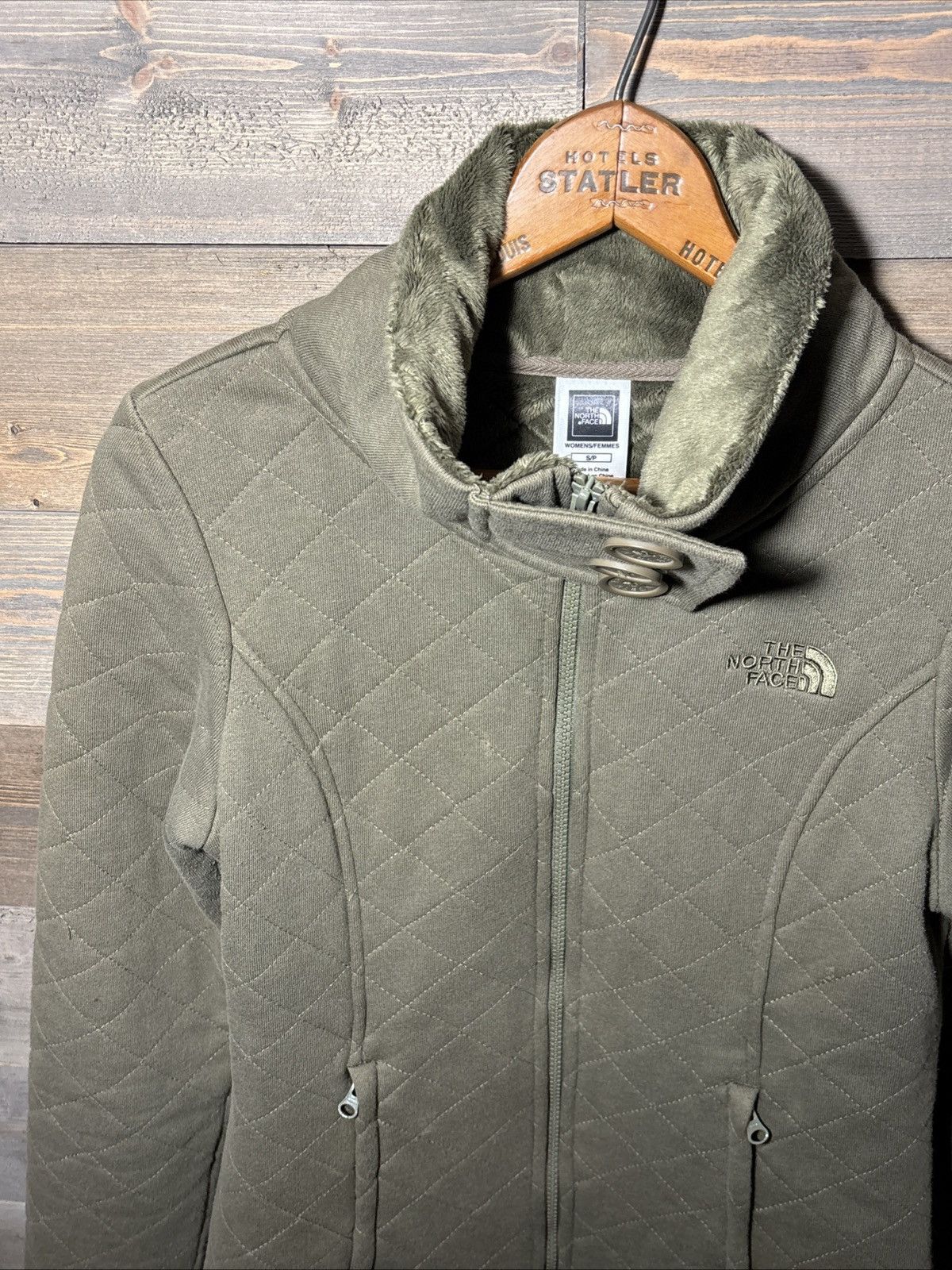 The North Face The North Face M MintGreen Quilted Full Zip Jacket sz P Size S / US 4 / IT 40 - 11 Thumbnail