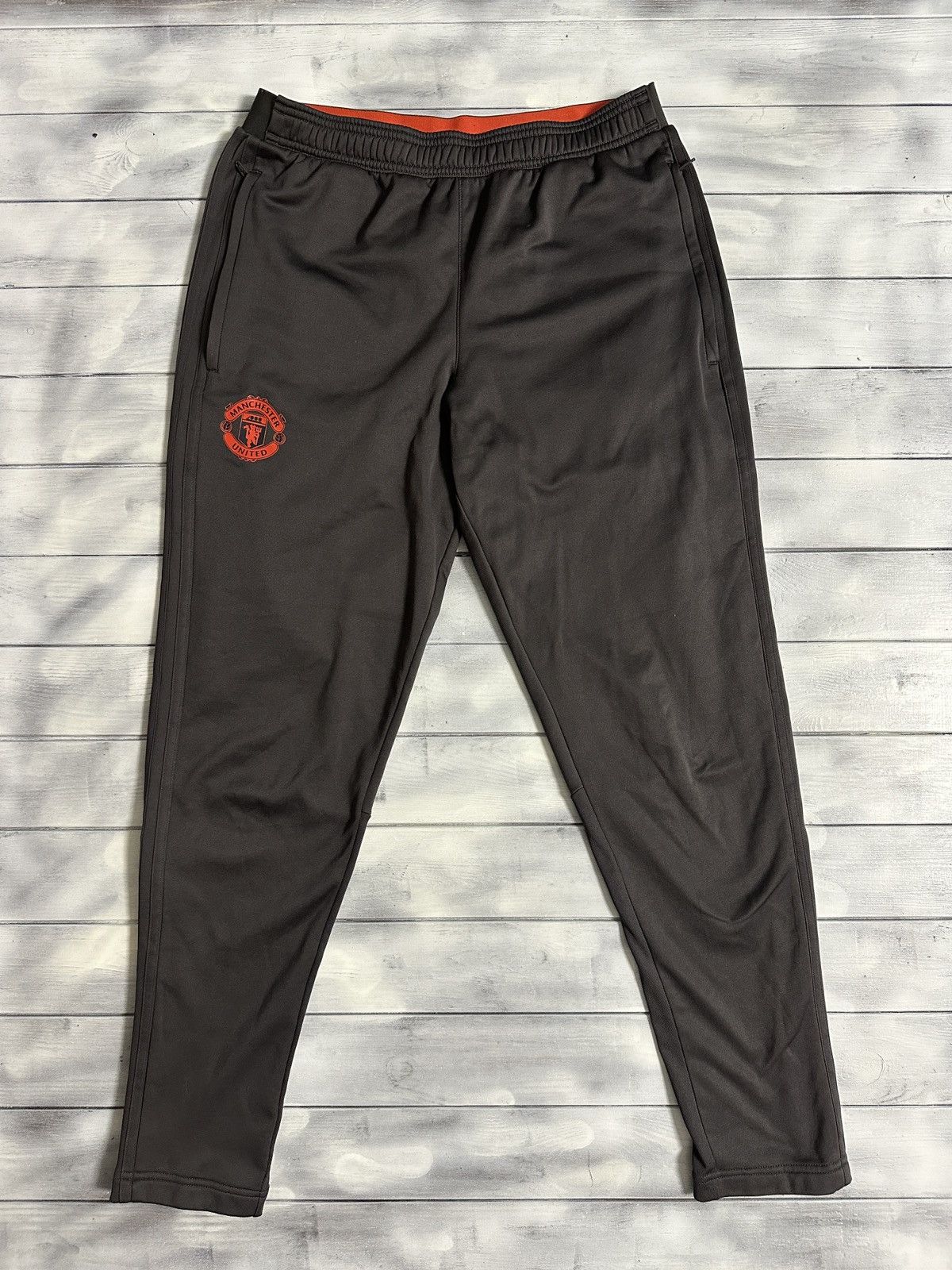 Adidas Rare Pants Adidas Manchester United Soccer Football Size US 30 / EU 46 - 2 Thumbnail