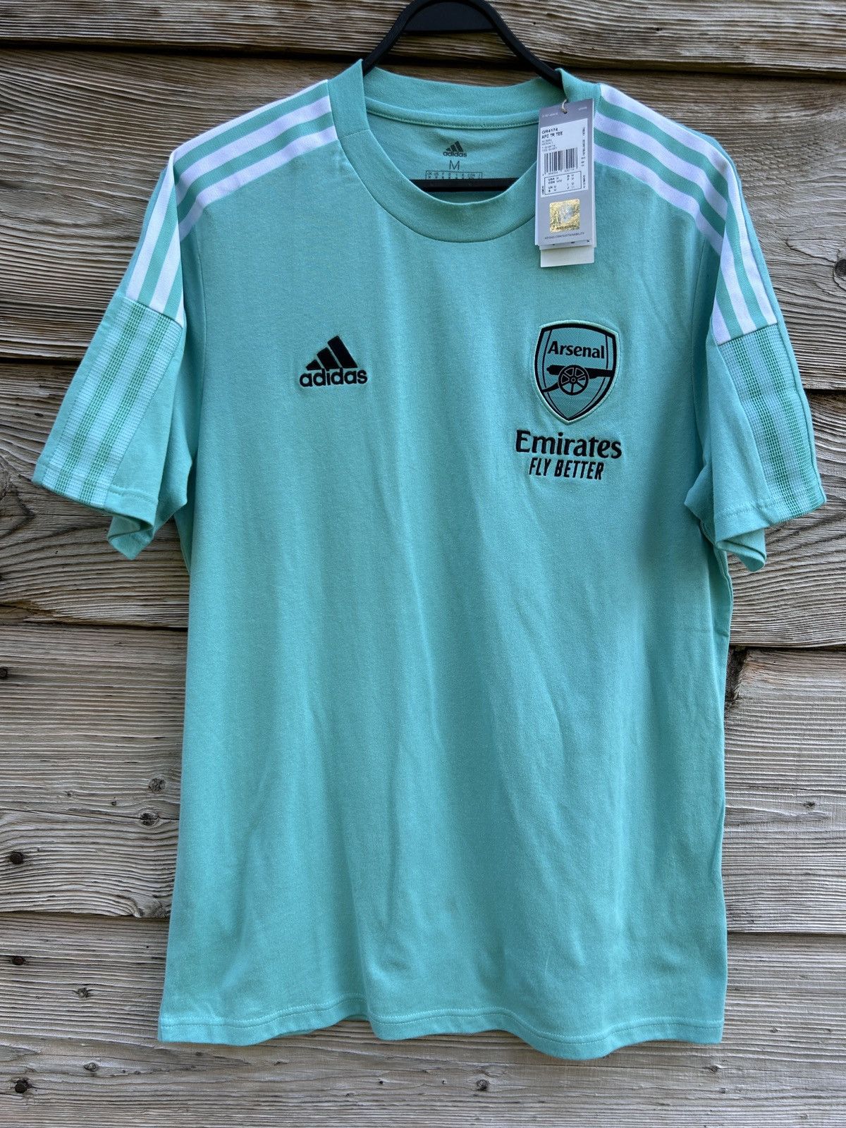 Adidas BNWT Adidas Arsenal FC Short Sleeve Cotton T-Shirt Size US M / EU 48-50 / 2 - 1 Thumbnail