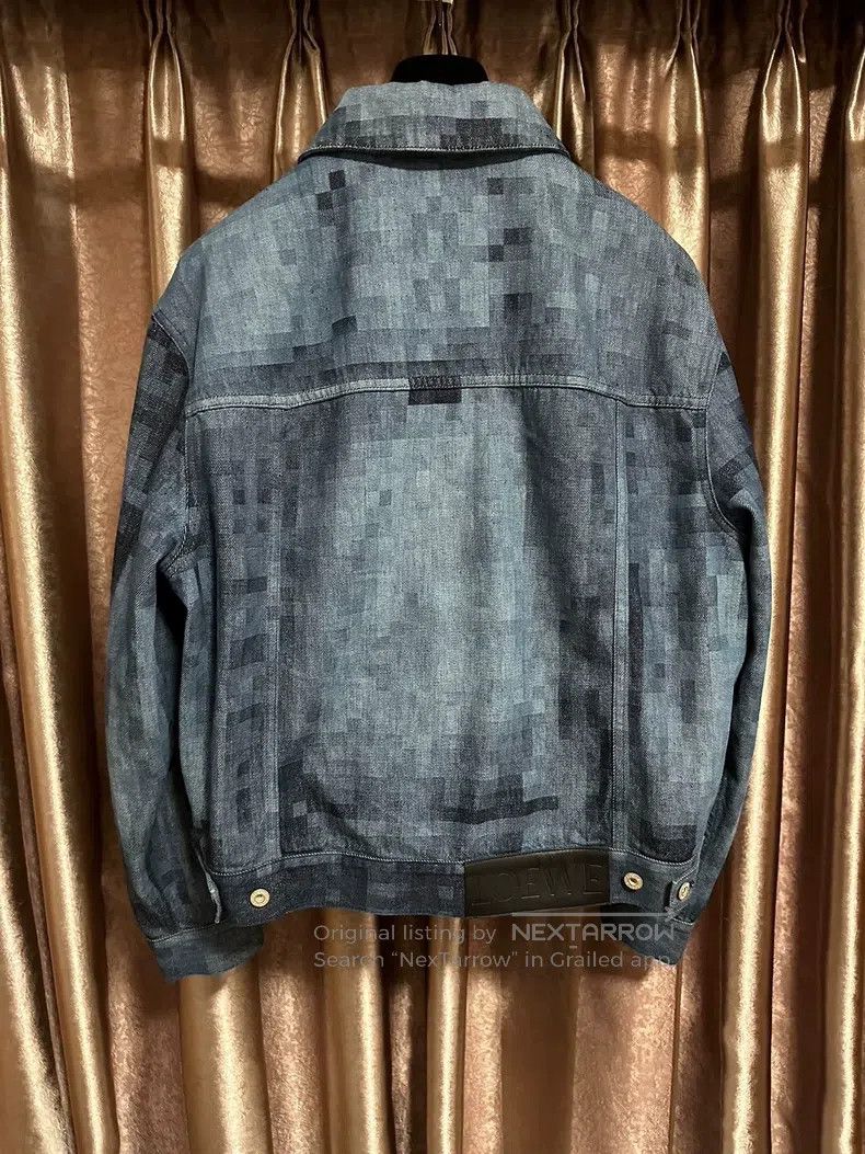 Loewe Loewe Pixelated mosaic denim jacket Size US M / EU 48-50 / 2 - 2 Thumbnail