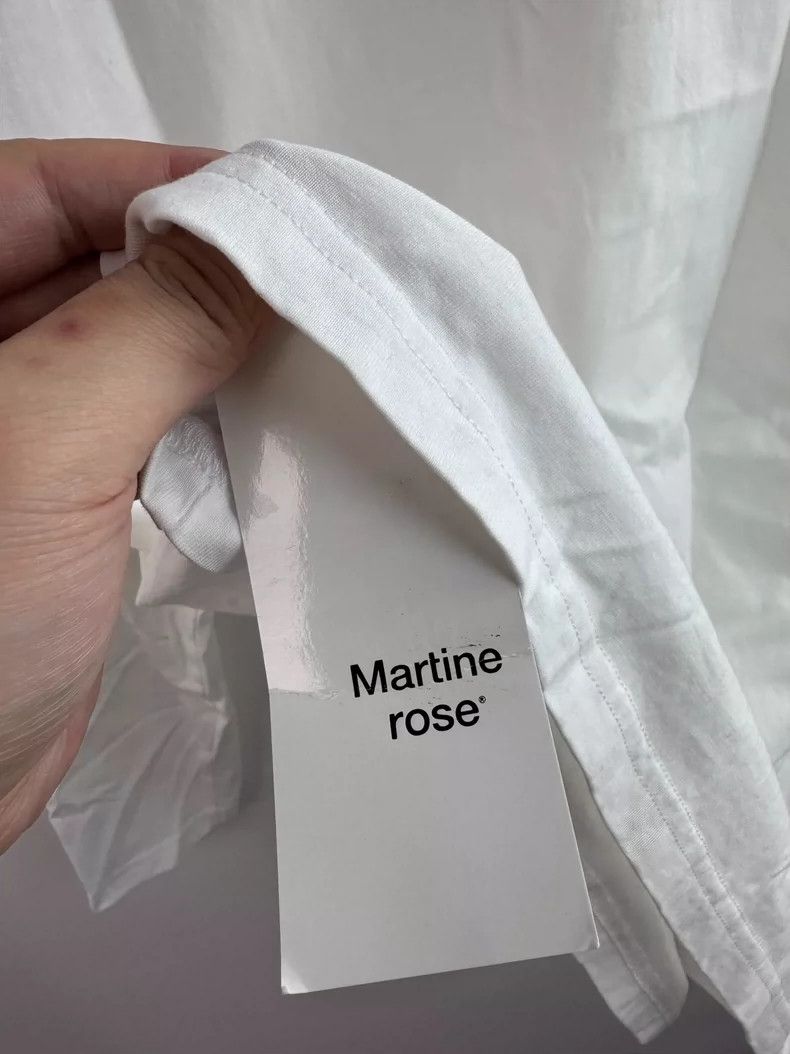 Martine Rose Martine rose Classic white and red logo long sleeve Size US M / EU 48-50 / 2 - 8 Thumbnail