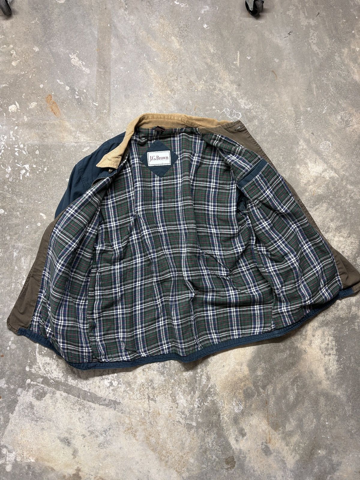 Vintage Vintage J.G. Brown Barn Chore Flannel Lined Coat Size US XL / EU 56 / 4 - 7 Thumbnail