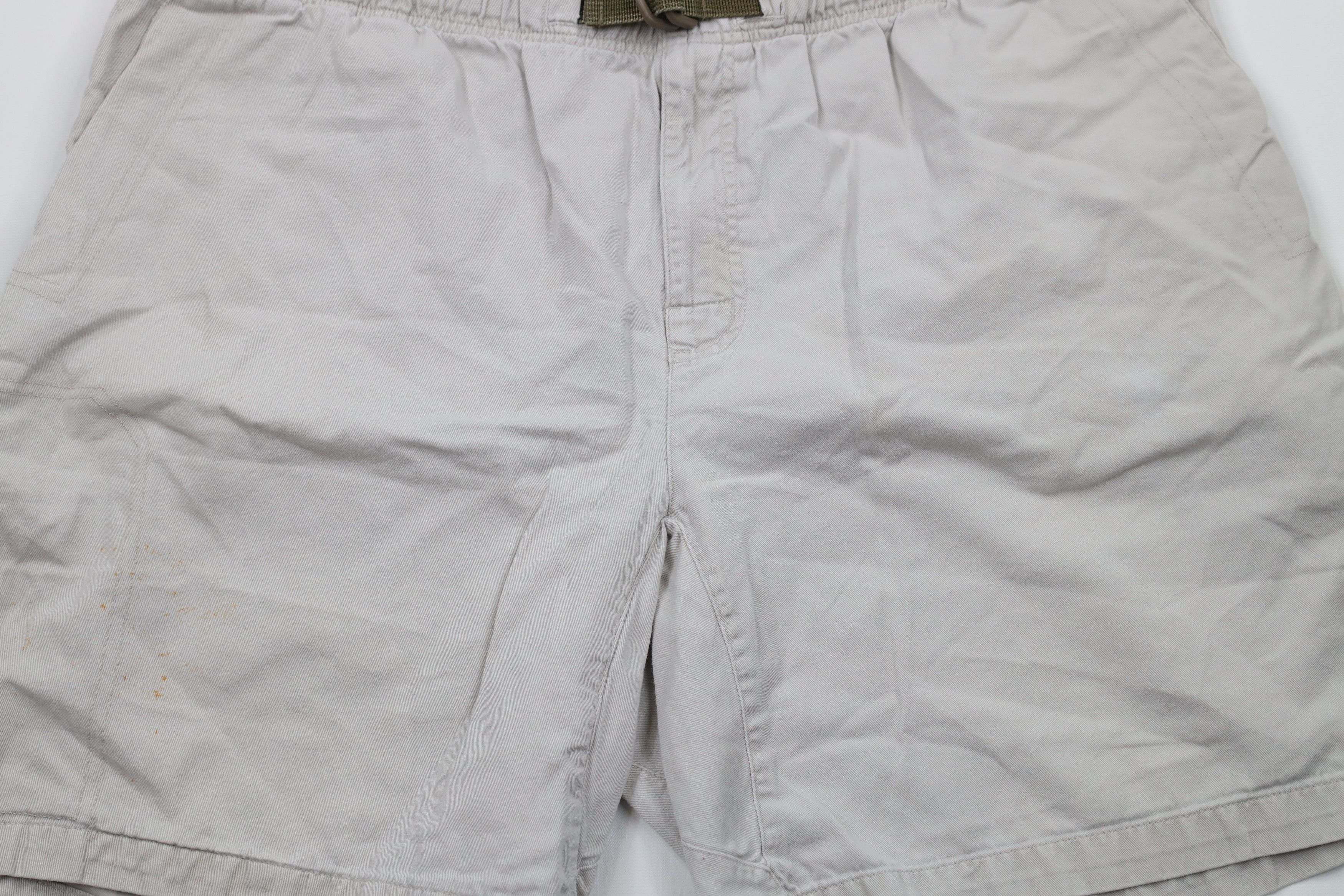 Columbia × Vintage Vintage 90s Columbia Belted Above Knee Shorts Beige Cotton Size US 36 / EU 52 - 3 Thumbnail