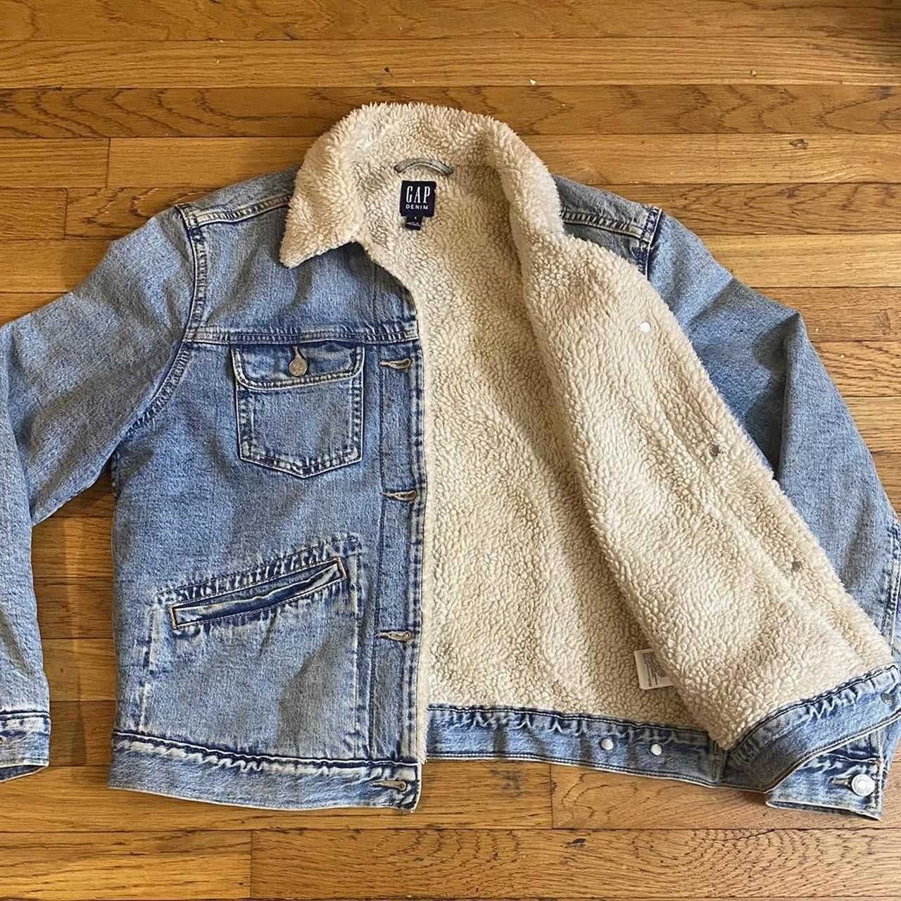 Gap Gap Denim Jacket W Sherpa Size S / US 4 / IT 40 - 3 Thumbnail