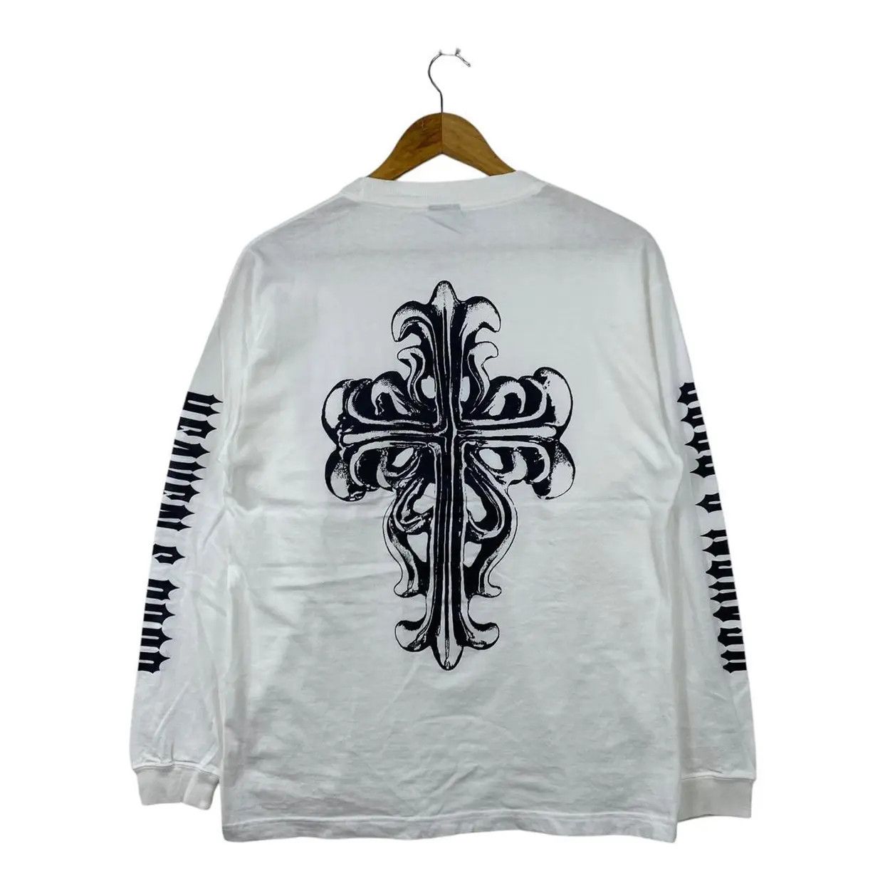 Other Vintage COLLINS USA Cross Pendant Tattoo Punk Tee Shirt Top Size US L / EU 52-54 / 3 - 1 Thumbnail