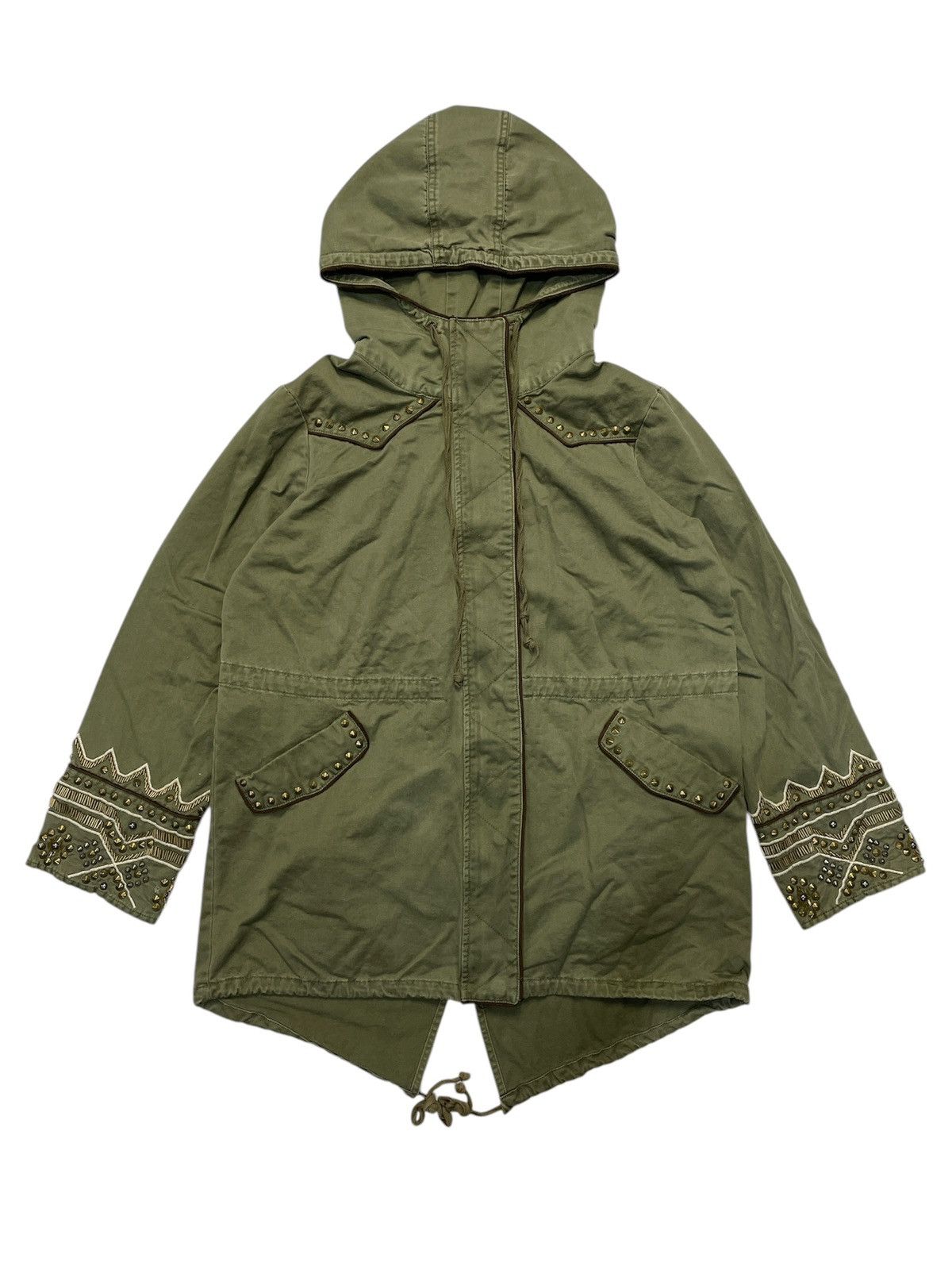 Japanese Brand Japanese Brand Fishtail Parka Spike Punk Rock Size US S / EU 44-46 / 1 - 1 Thumbnail