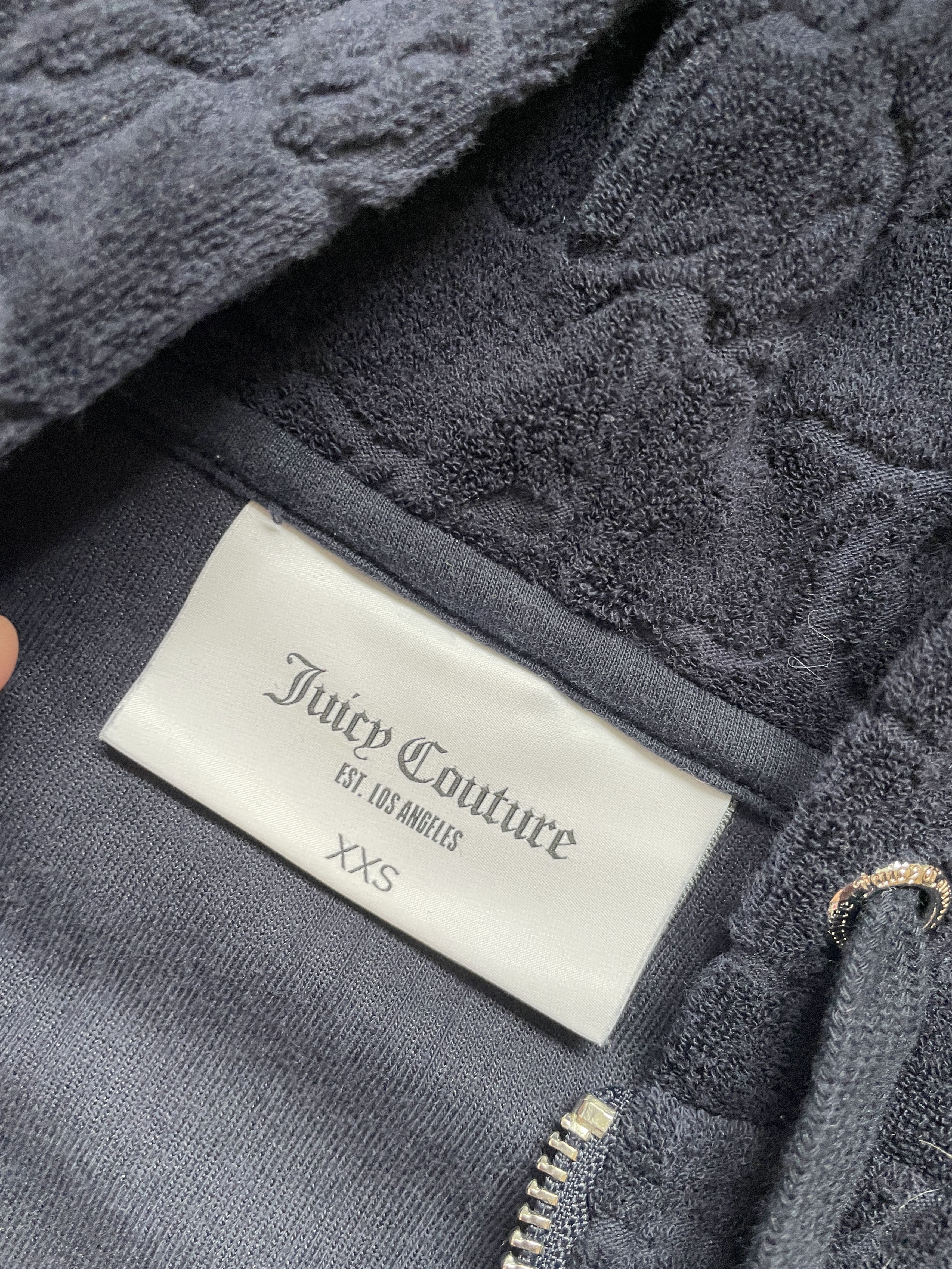 Juicy Couture JUICY COUTURE Y2K VELVET MONOGRAM HOODED DRESS Size XXS / US 00 / IT 34 - 5 Thumbnail