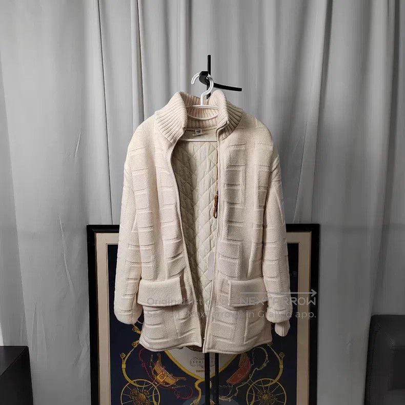 Hermes Hermes Brown Woolen Overcoat Size XXS / US 00 / IT 34 - 1 Thumbnail