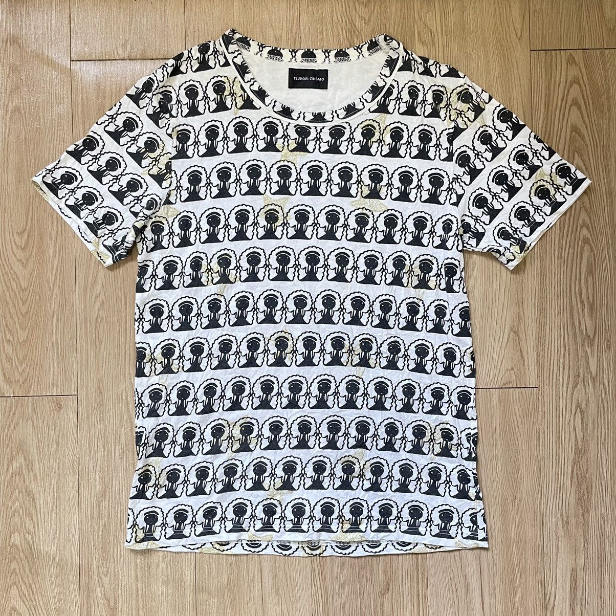 Issey Miyake Vintage Tsumori Chisato Fullprint Tee Size US M / EU 48-50 / 2 - 3 Thumbnail