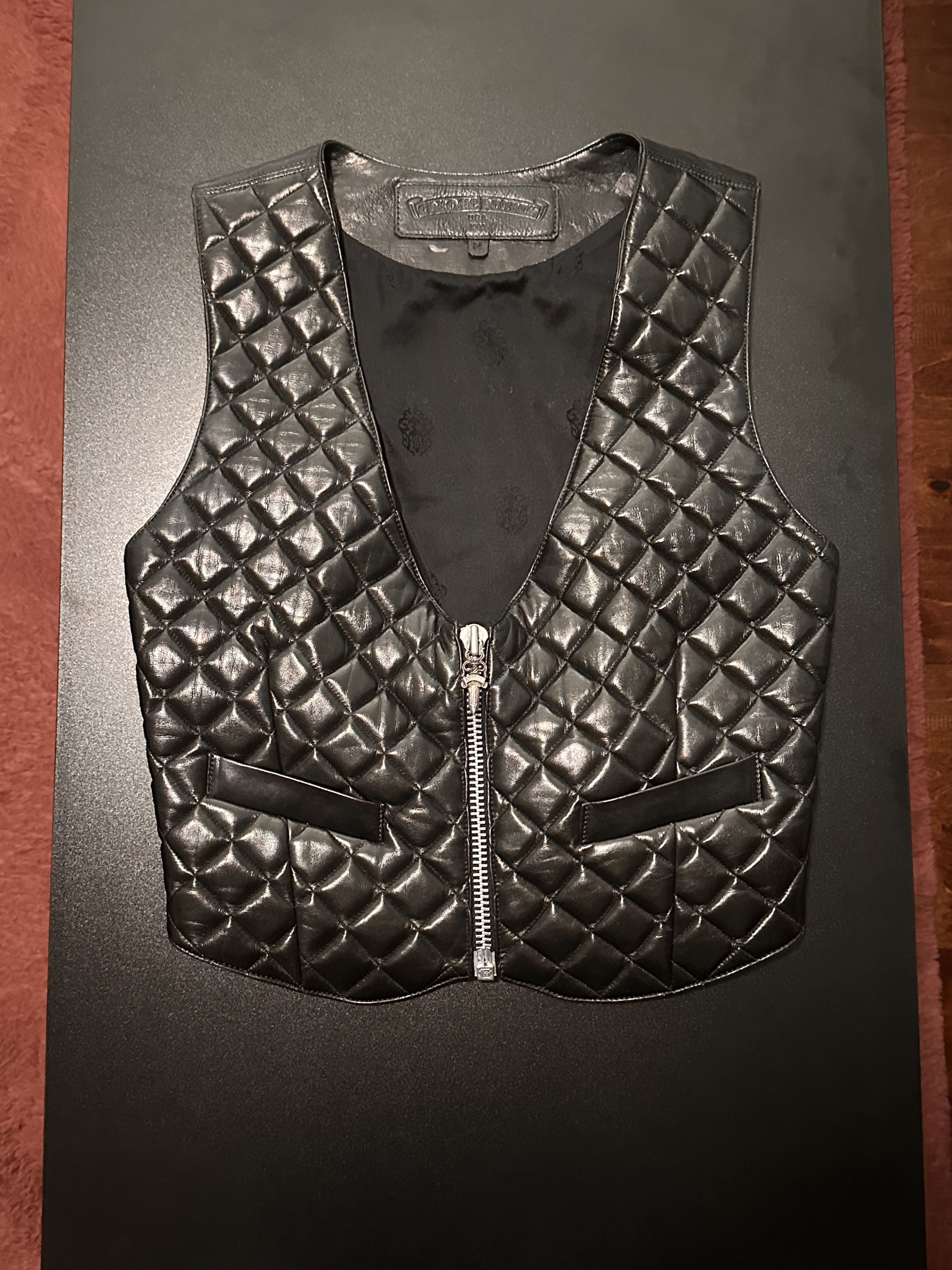 Chrome Hearts Chrome Hearts leather vest Size M / US 6-8 / IT 42-44 - 1 Thumbnail
