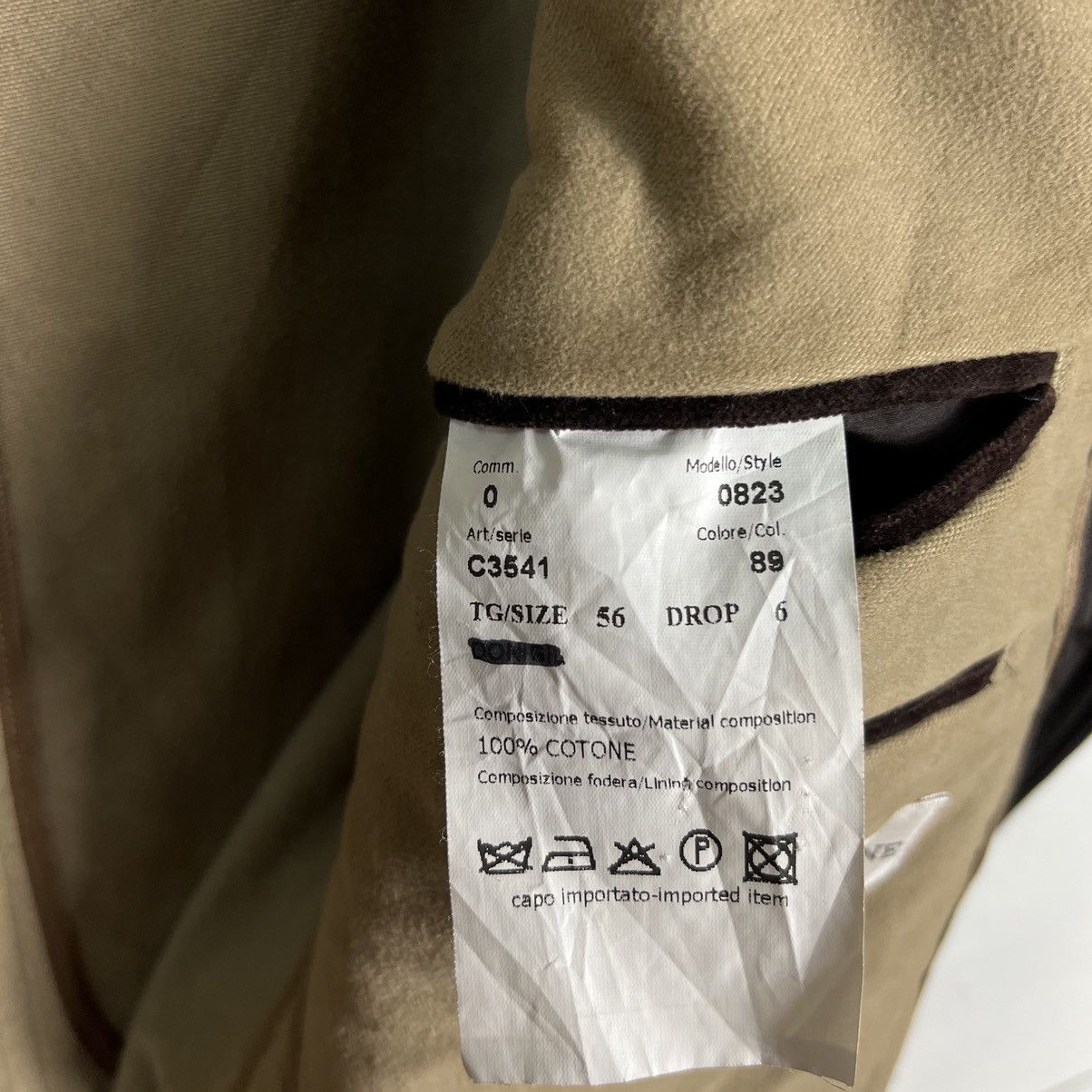 Other 🔥 DESIREE PURO COTONE MOLESKIN DOUBLE LAYER ZIPPER JACKET Size US XL / EU 56 / 4 - 15 Thumbnail