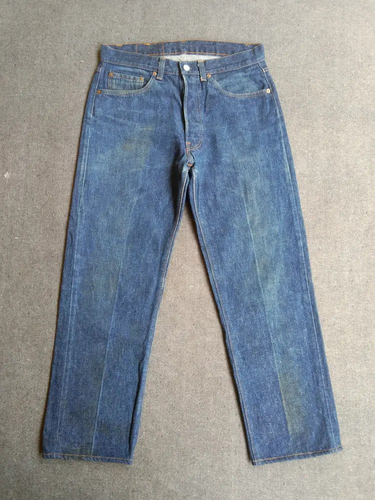 Levi's × Vintage 80s Vintage Levis 501 Made In USA 31x28 Size US 31 - 1 Thumbnail