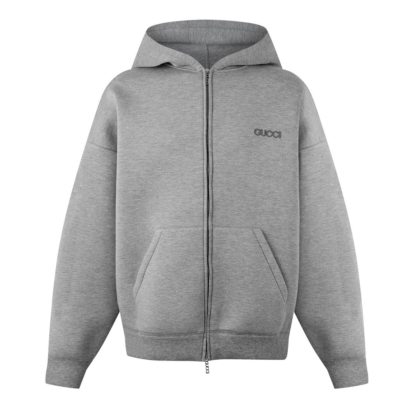 Gucci GUCCI Logo Zip Hoodie Size US M / EU 48-50 / 2 - 1 Thumbnail