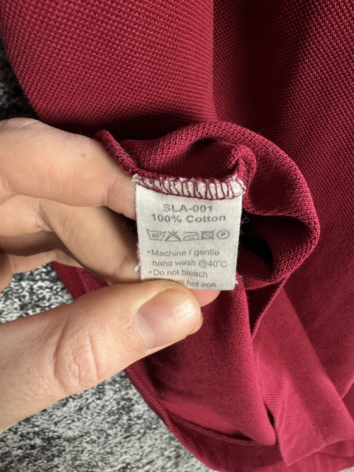 Lacoste Men’s Lacoste Vintage Polo Shirt Burgundy Luxury Size 5 Size US L / EU 52-54 / 3 - 8 Thumbnail