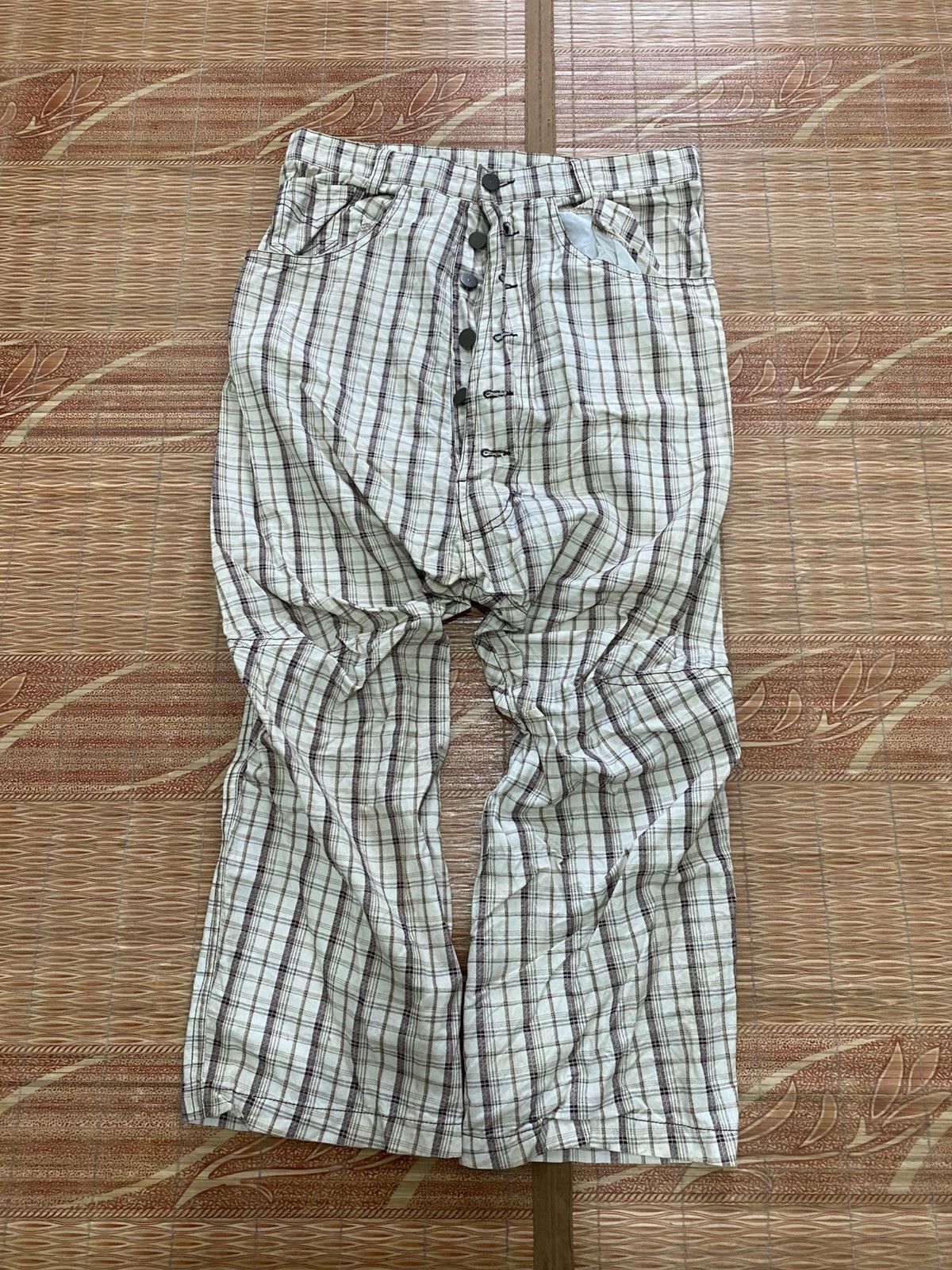 Skullism Plaid Archived Pants Junya watanabe
