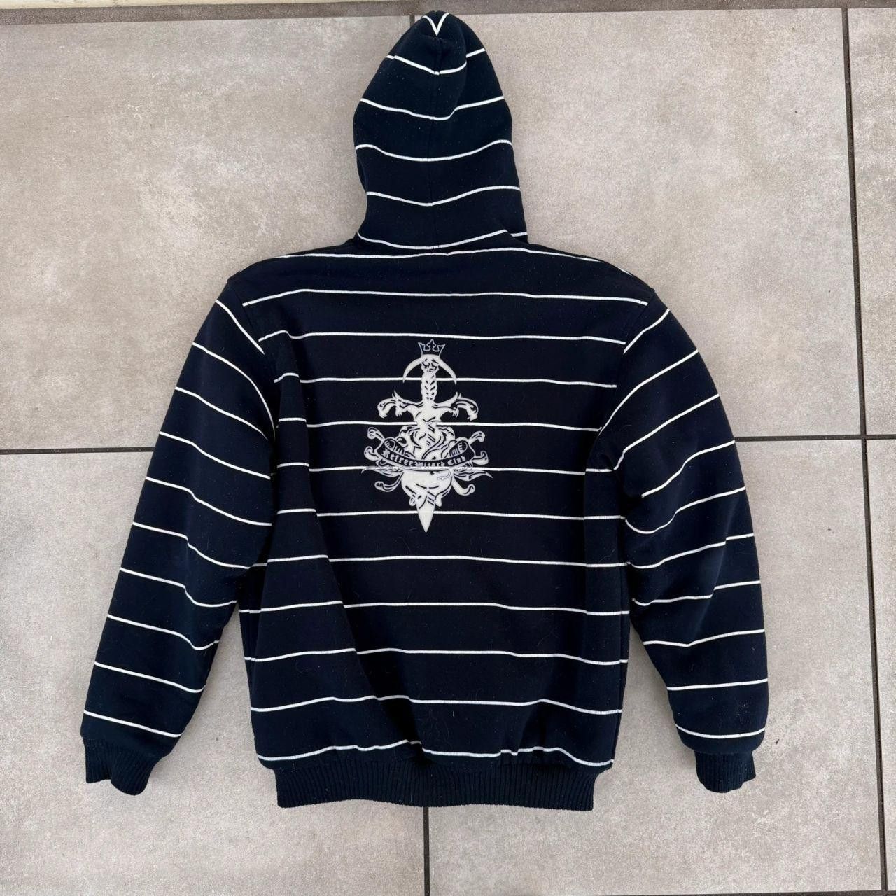 Vintage Vintage 90s Opium Affilaction Zip Up Hoode Sherpa Linned Size US XL / EU 56 / 4 - 2 Thumbnail