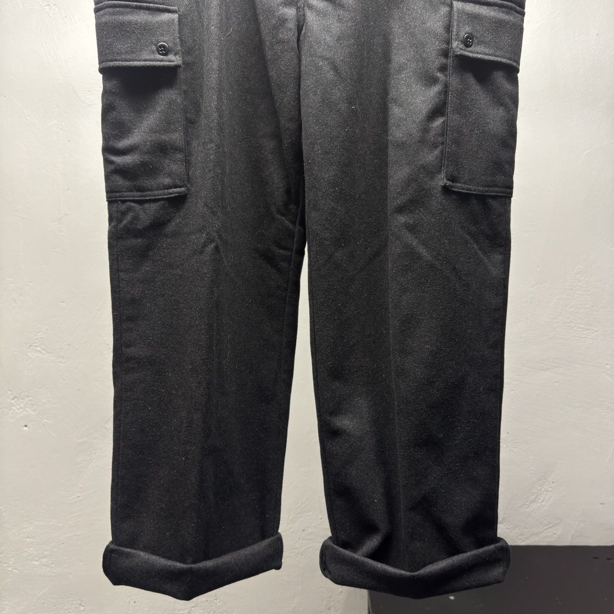 Vintage Gap Wide Leg Wool Cargo Trouser Pants ERD Grunge Size US 36 / EU 52 - 6 Thumbnail