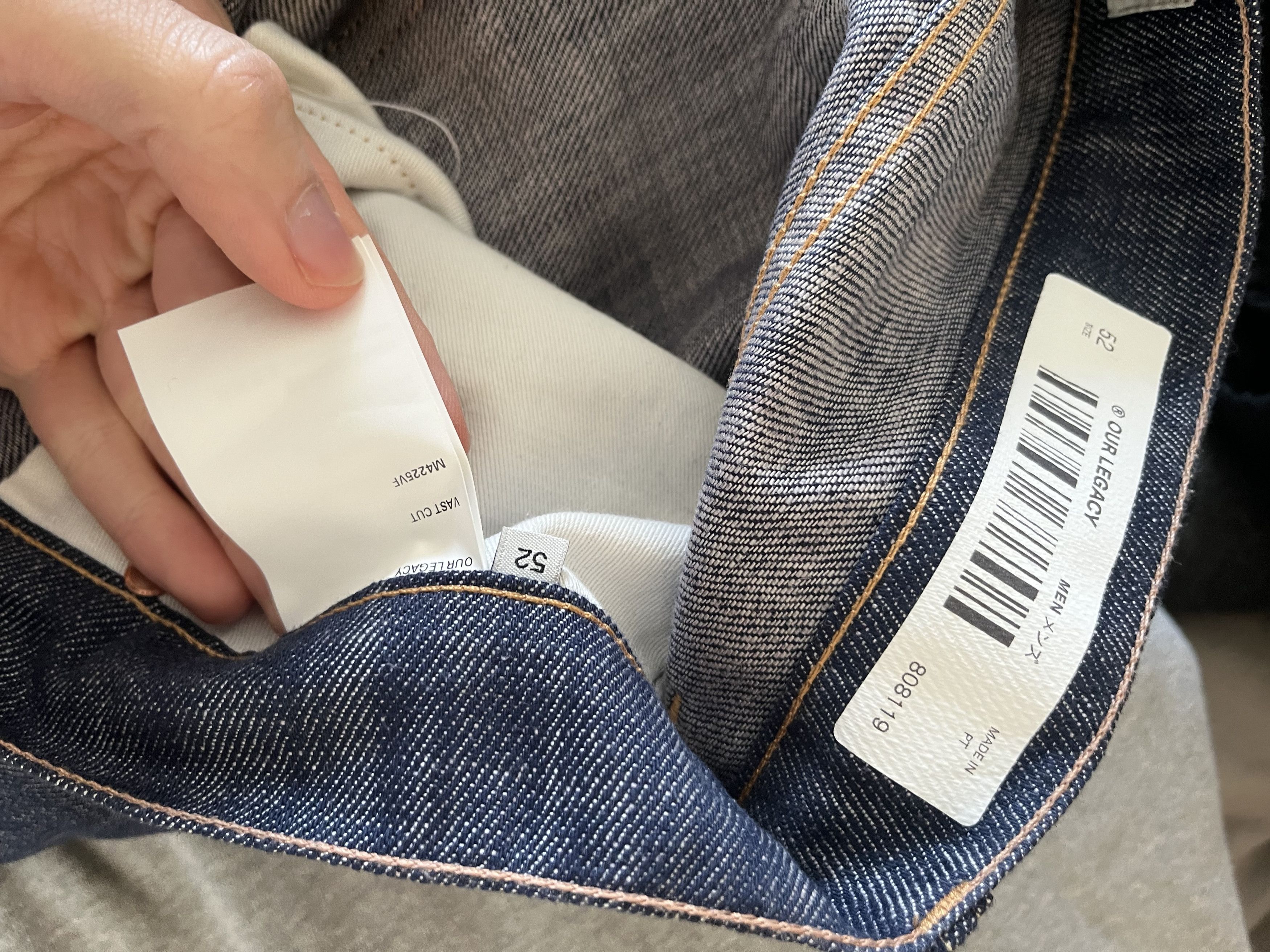 Our Legacy Our Legacy - Vast Cut Denim Size US 36 / EU 52 - 3 Thumbnail