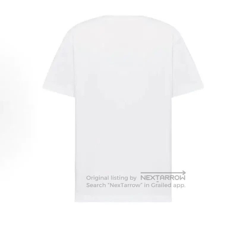 Dior Dior White Cotton Men's T-shirt . Size US S / EU 44-46 / 1 - 7 Thumbnail