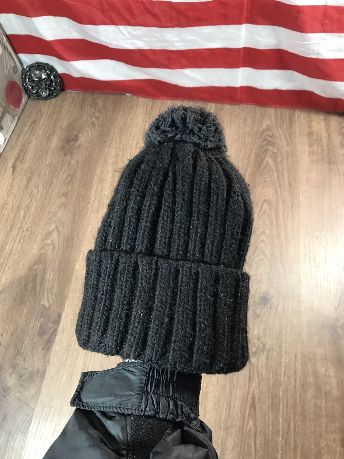 Napapijri × Vintage Vintage Napapijri Knit Hat Big Logo Size ONE SIZE - 4 Thumbnail
