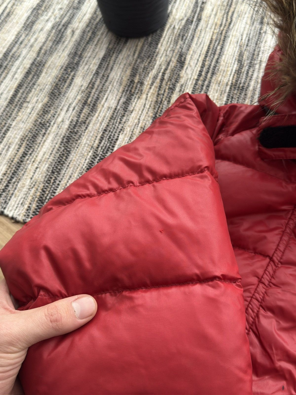Moncler Moncler Alpin Fur down jacket red woman size 1 Size S / US 4 / IT 40 - 13 Thumbnail