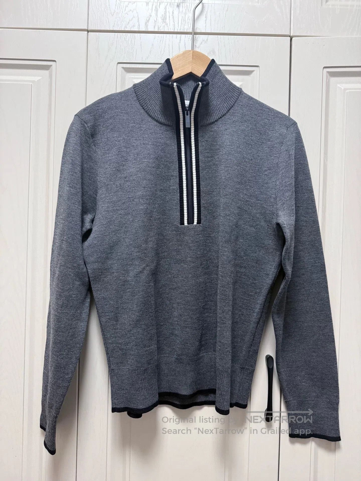 Thom Browne Thom Browne Men's Knitted Zip Pullover. Size US XS / EU 42 / 0 - 1 Thumbnail