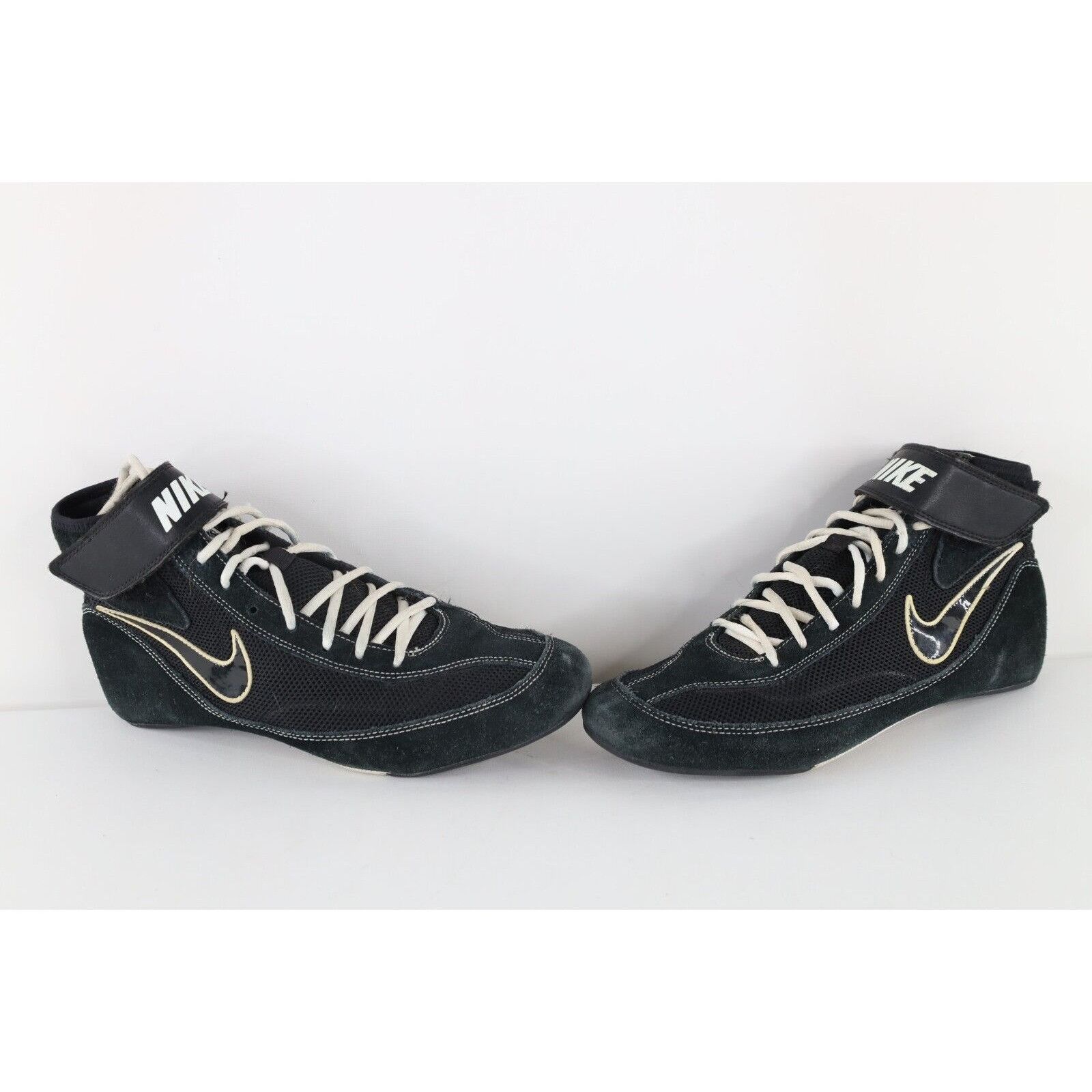 Nike × Vintage Vintage Nike Wrestling Distressed Suede Leather Sneakers Size US 8.5 / EU 41-42 - 1 Thumbnail